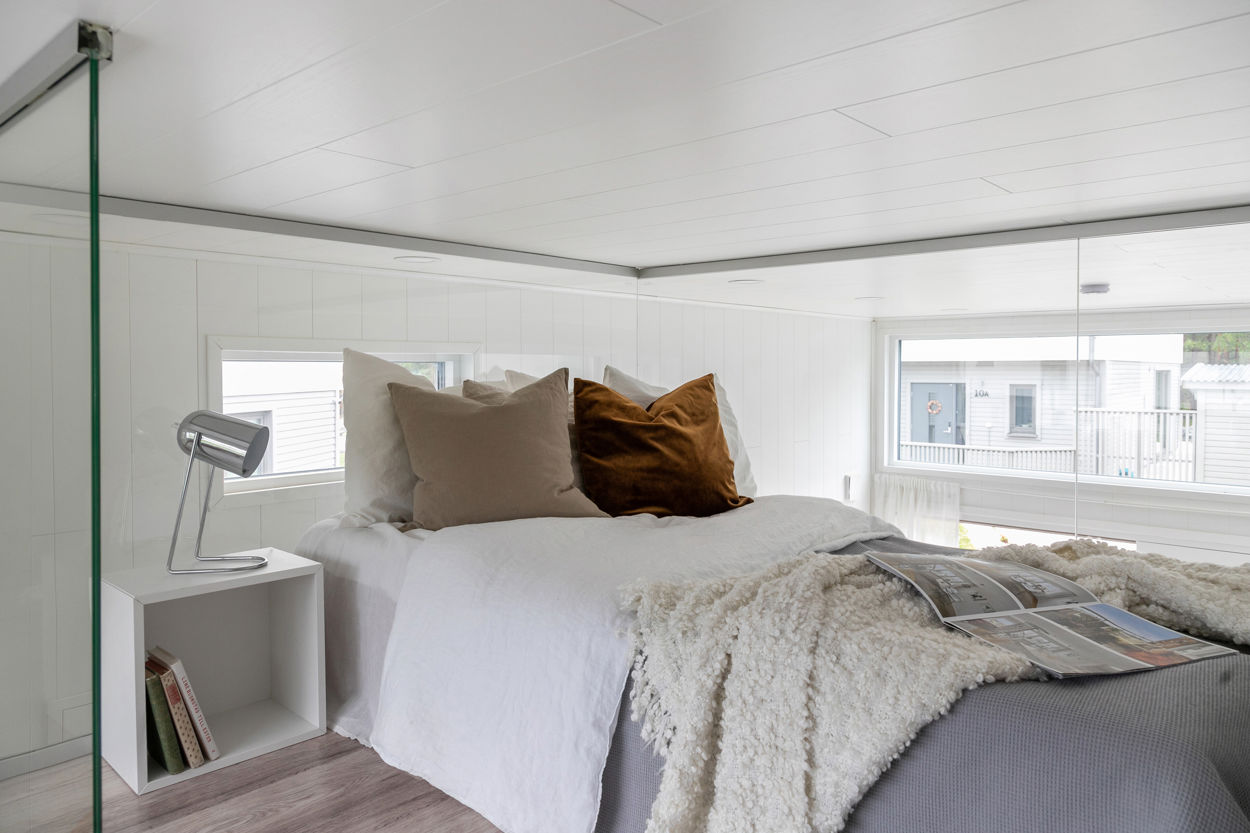 chambre sur mezzanine vitrée