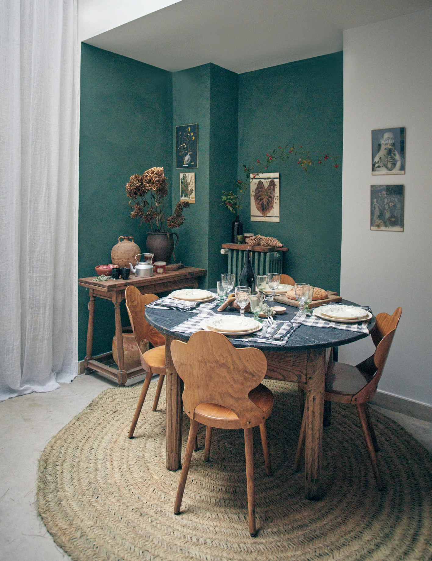 salle à manger mur bleu canard salle à manger mur bleu canard