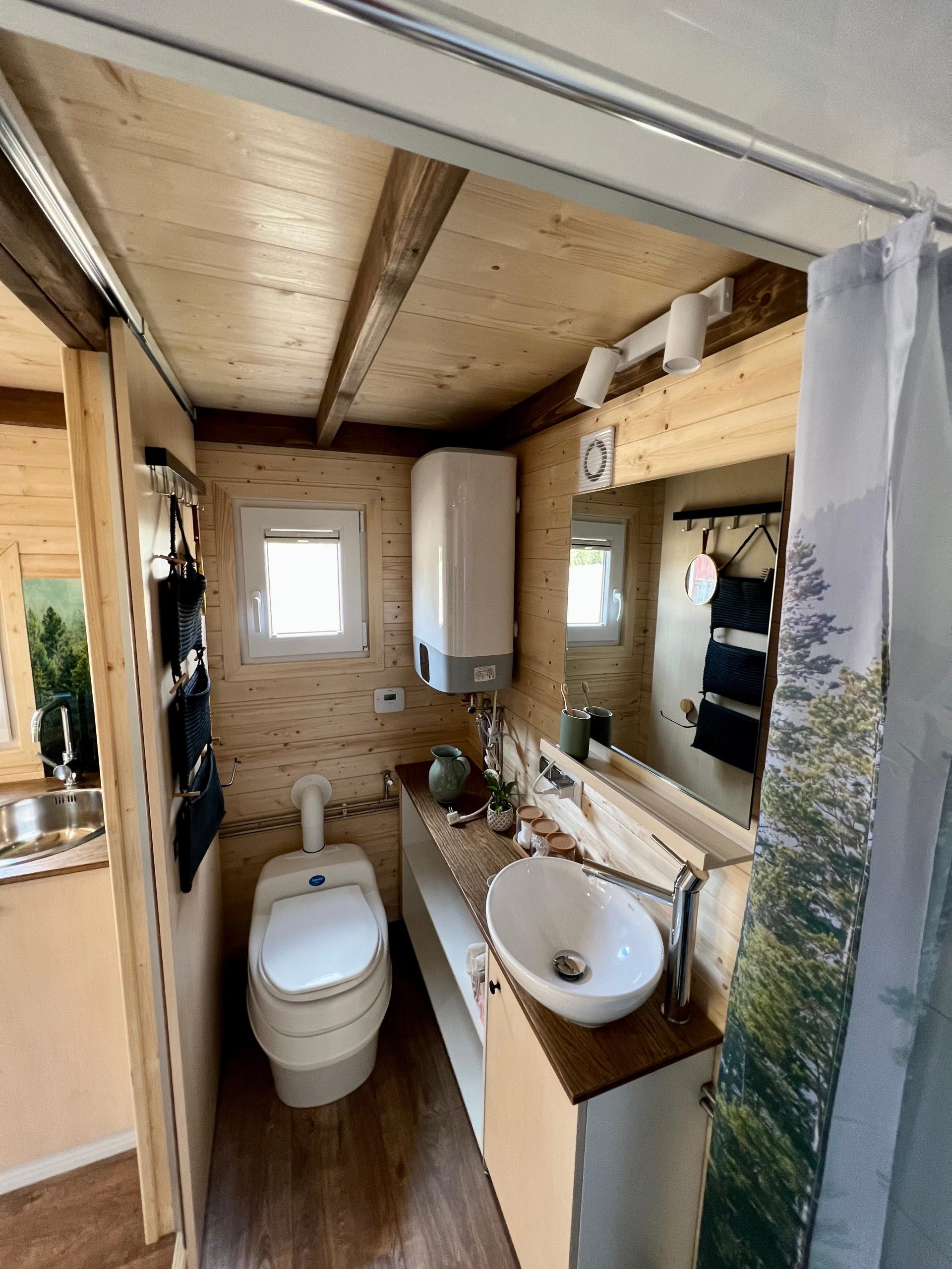salle de bain tiny house 21m2