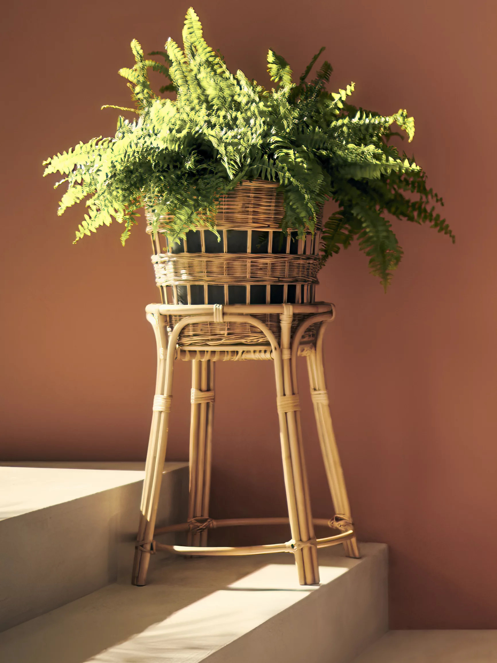 porte plantes bambou IKEA TOLKNING porte plantes bambou IKEA TOLKNING