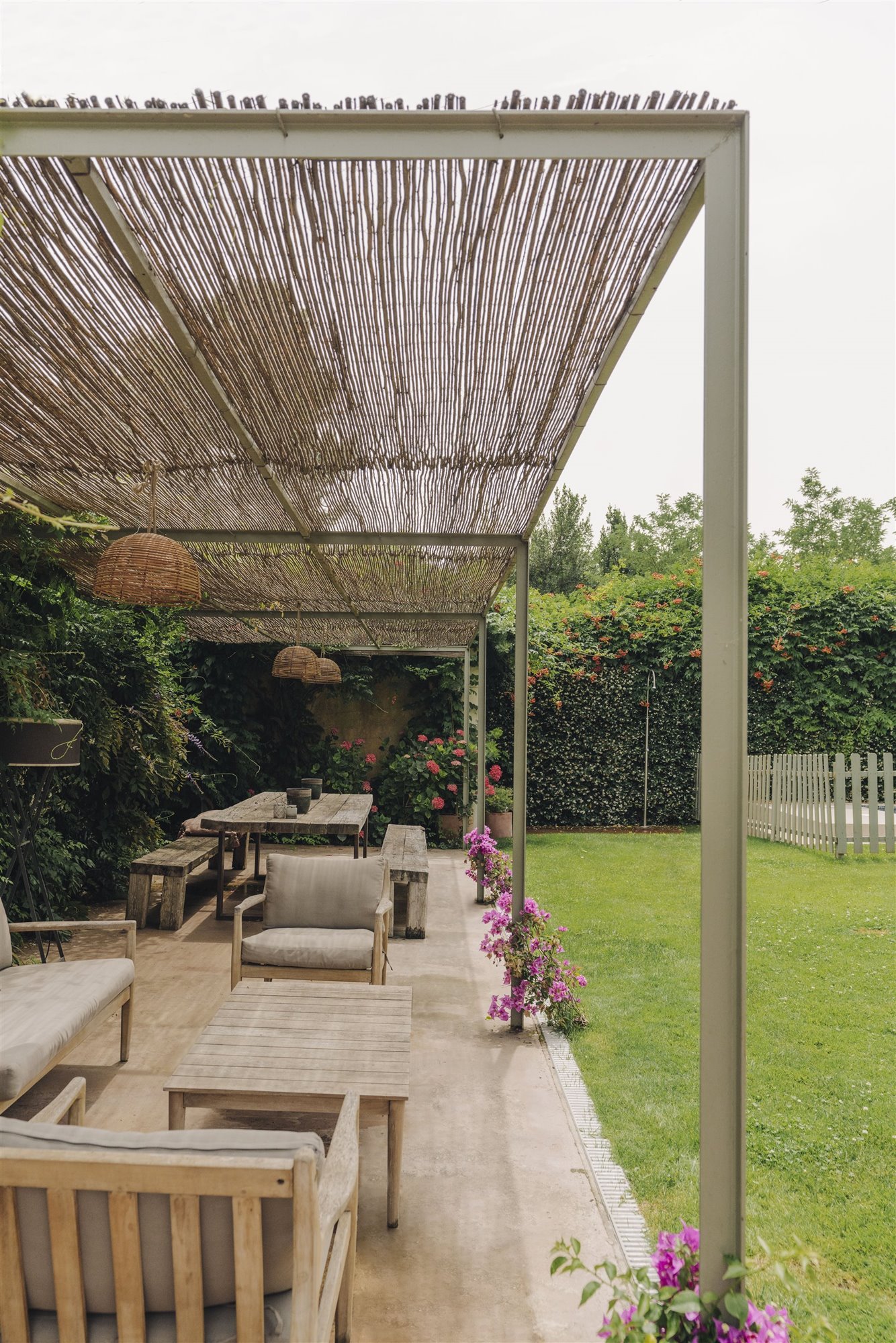 terrasse avec pergola acier terrasse avec pergola acier