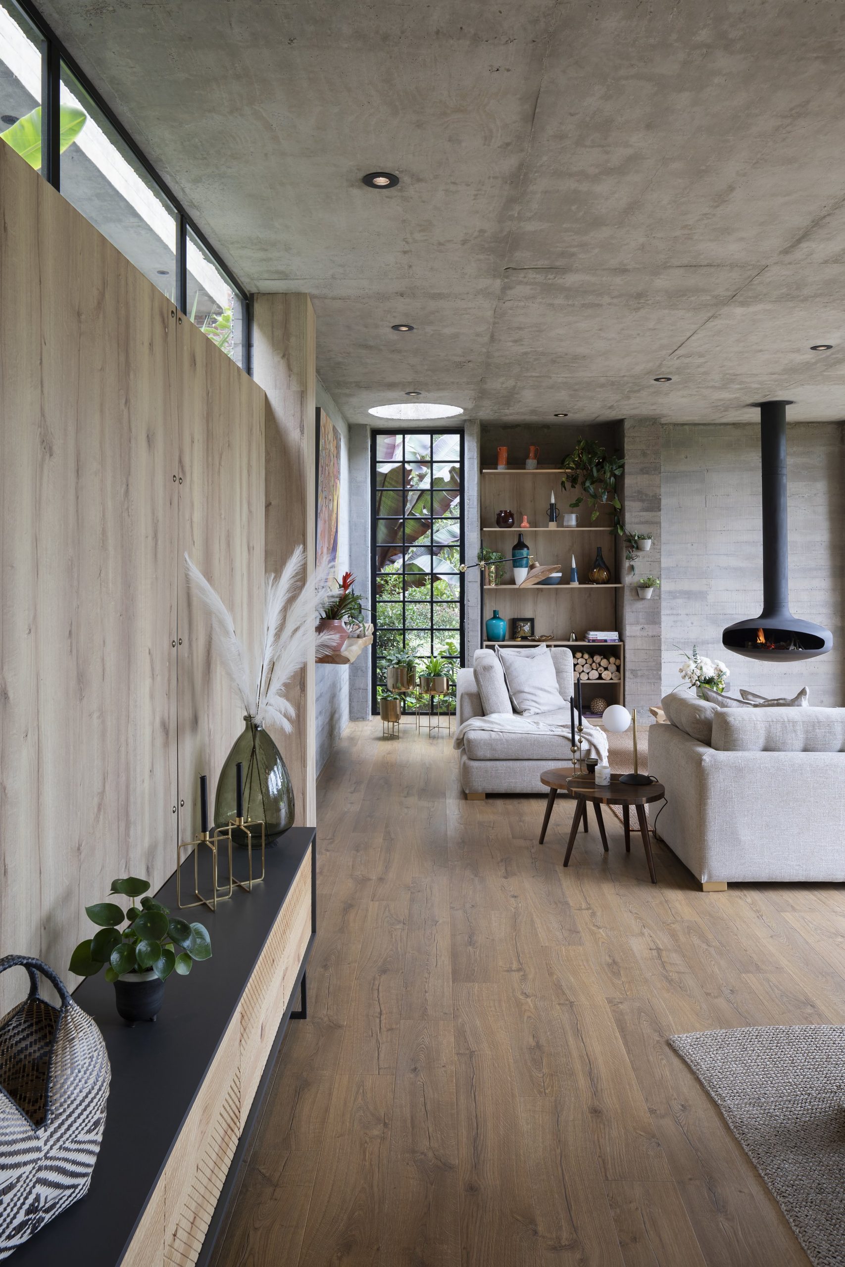 salon maison d'architecte décoration design 
