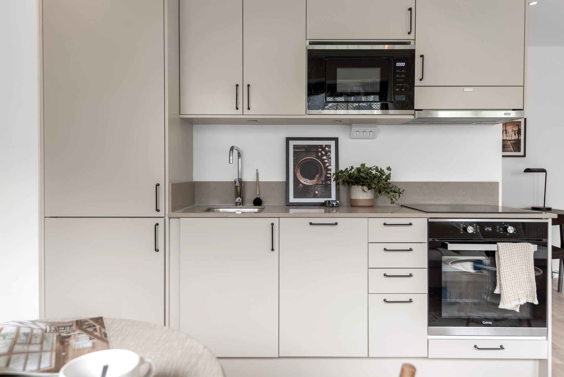 cuisine design beige