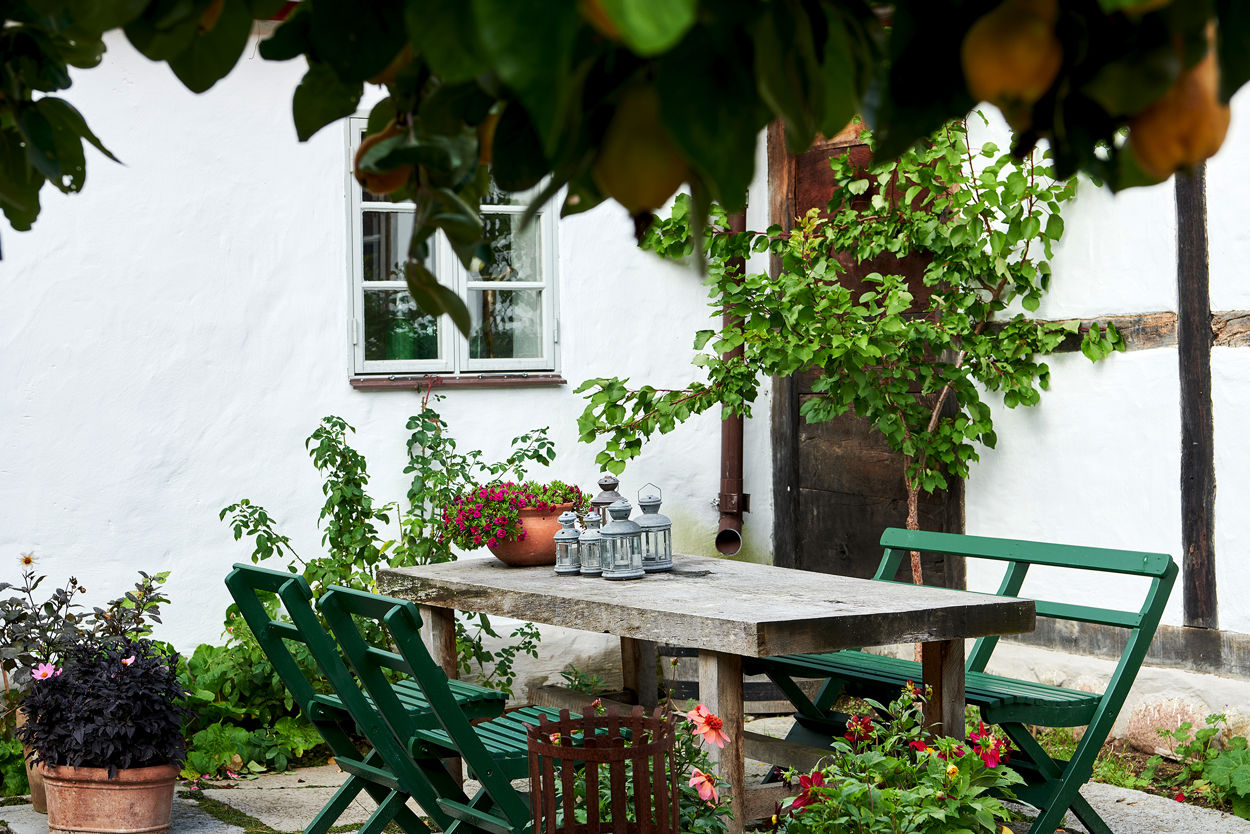 jardin maison de campagne