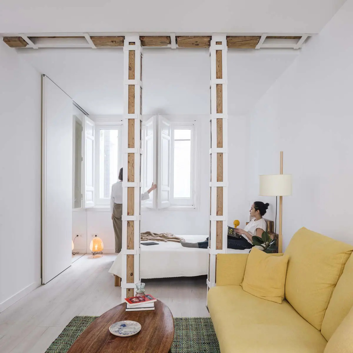 salon et chambre mini loft 45m2 décoration design salon et chambre mini loft 45m2 décoration design