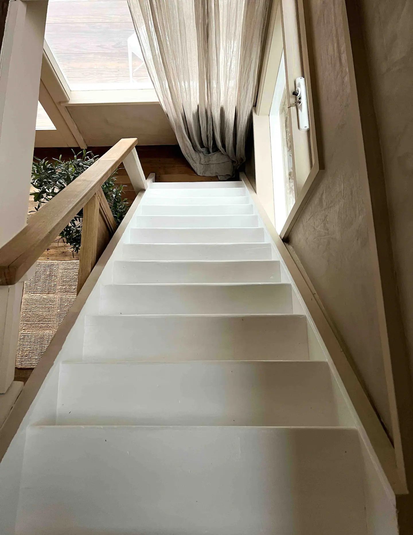 escalier bois peint en blanc escalier bois peint en blanc