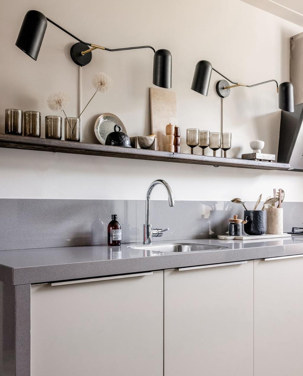 cuisine design gris clair cuisine design gris clair