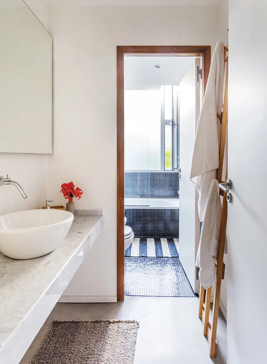 salle de bain bleue salle de bain bleue