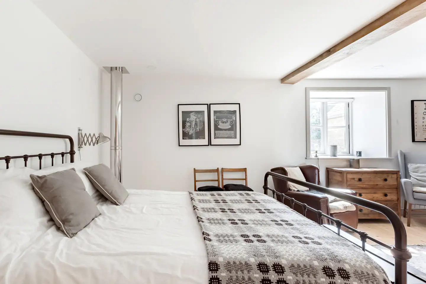 chambre décoration rustique chic