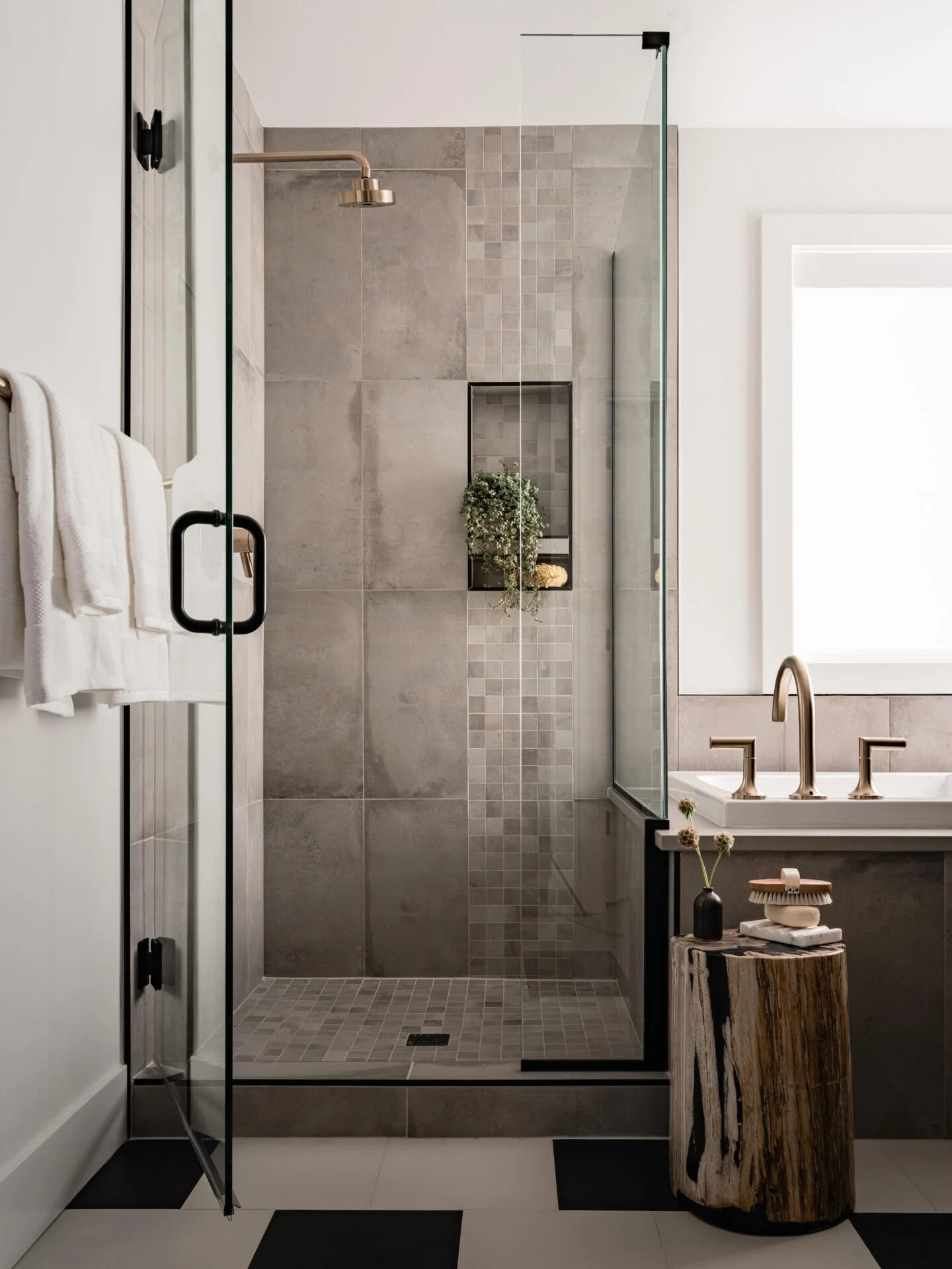 salle de bain grise salle de bain grise