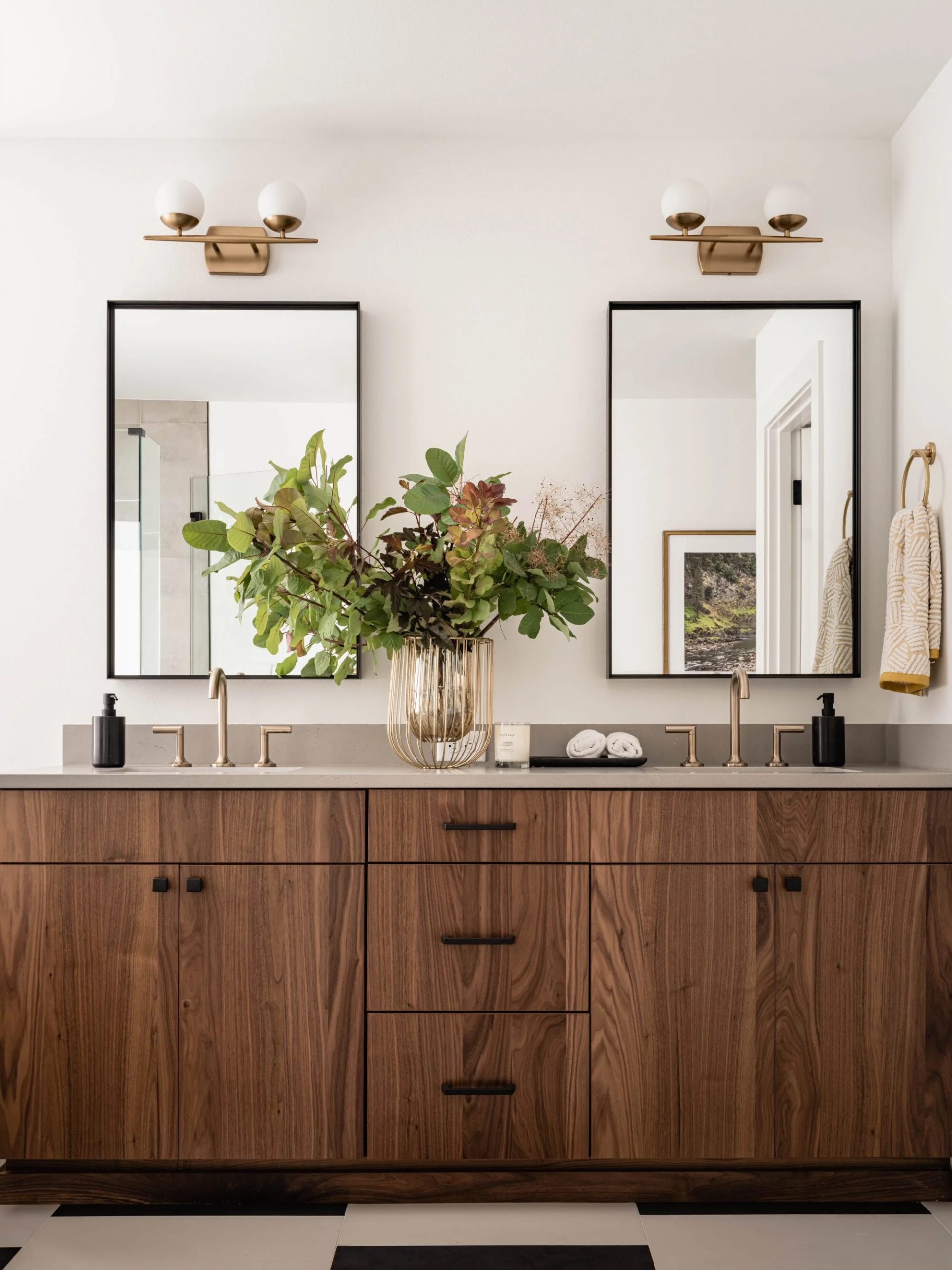 salle de bain noyer salle de bain noyer