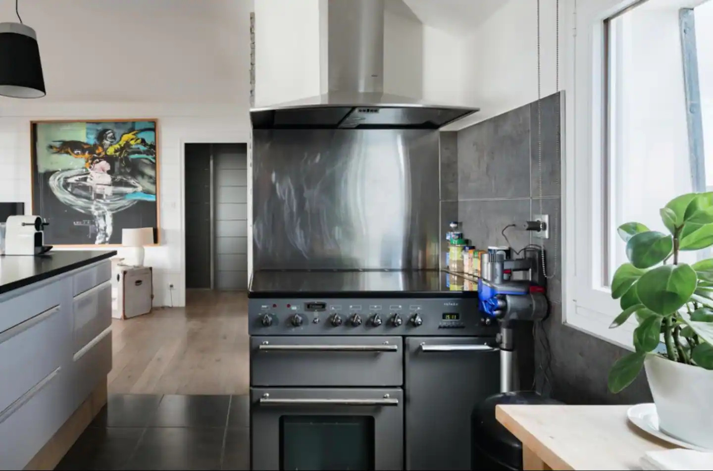 cuisine design grise