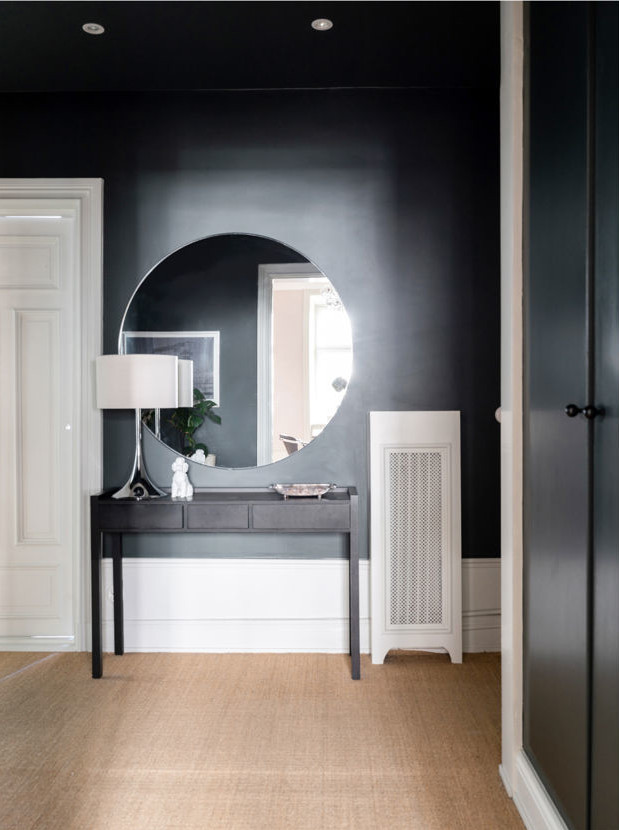 entrée gris sombre décoration scandinave entrée gris sombre décoration scandinave