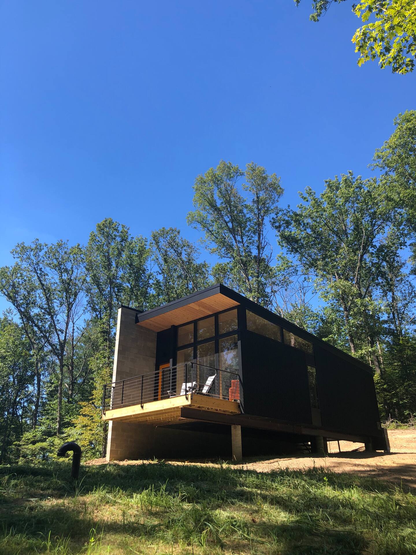maison architecte 75m2 bois et béton