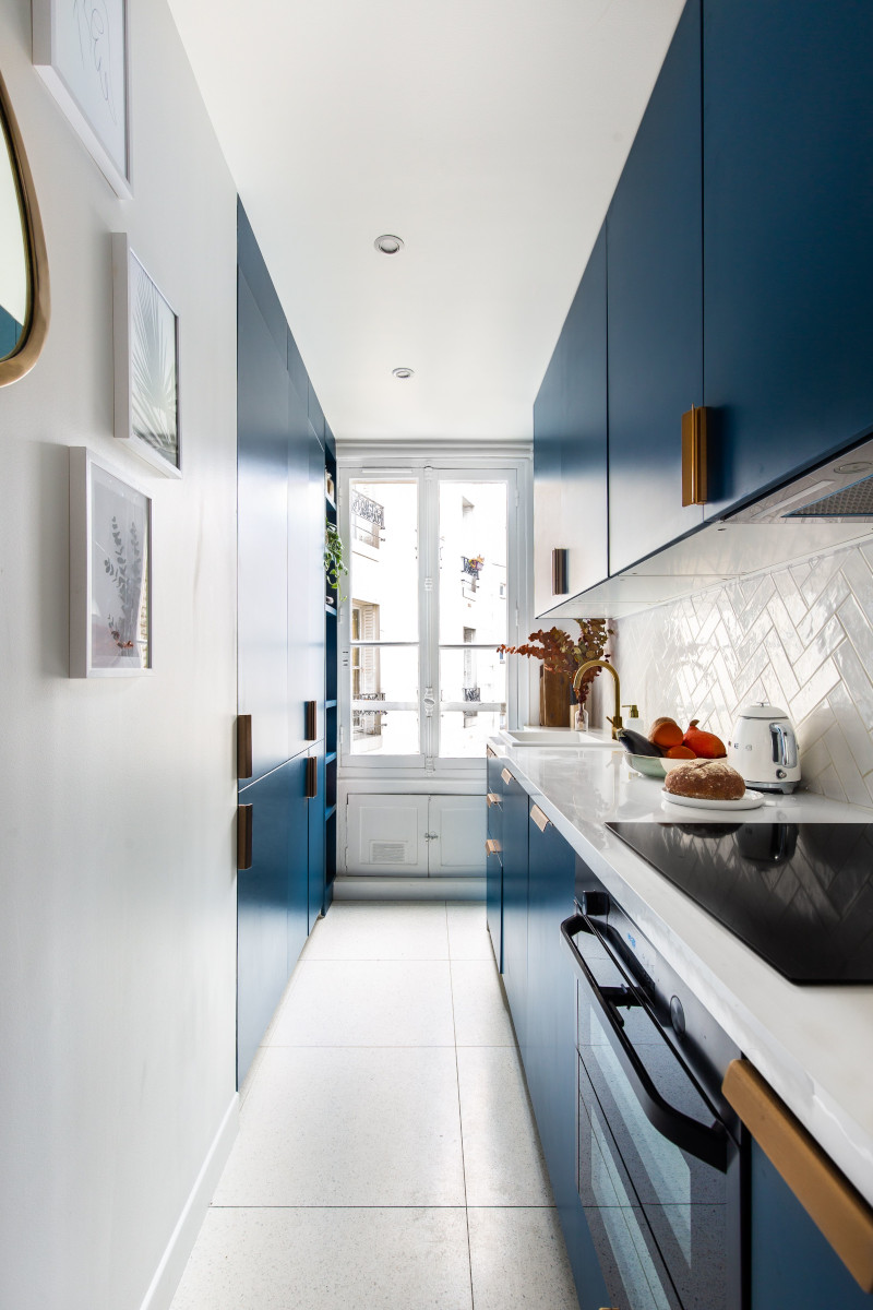 cuisine bleue et blanche design cuisine bleue et blanche design