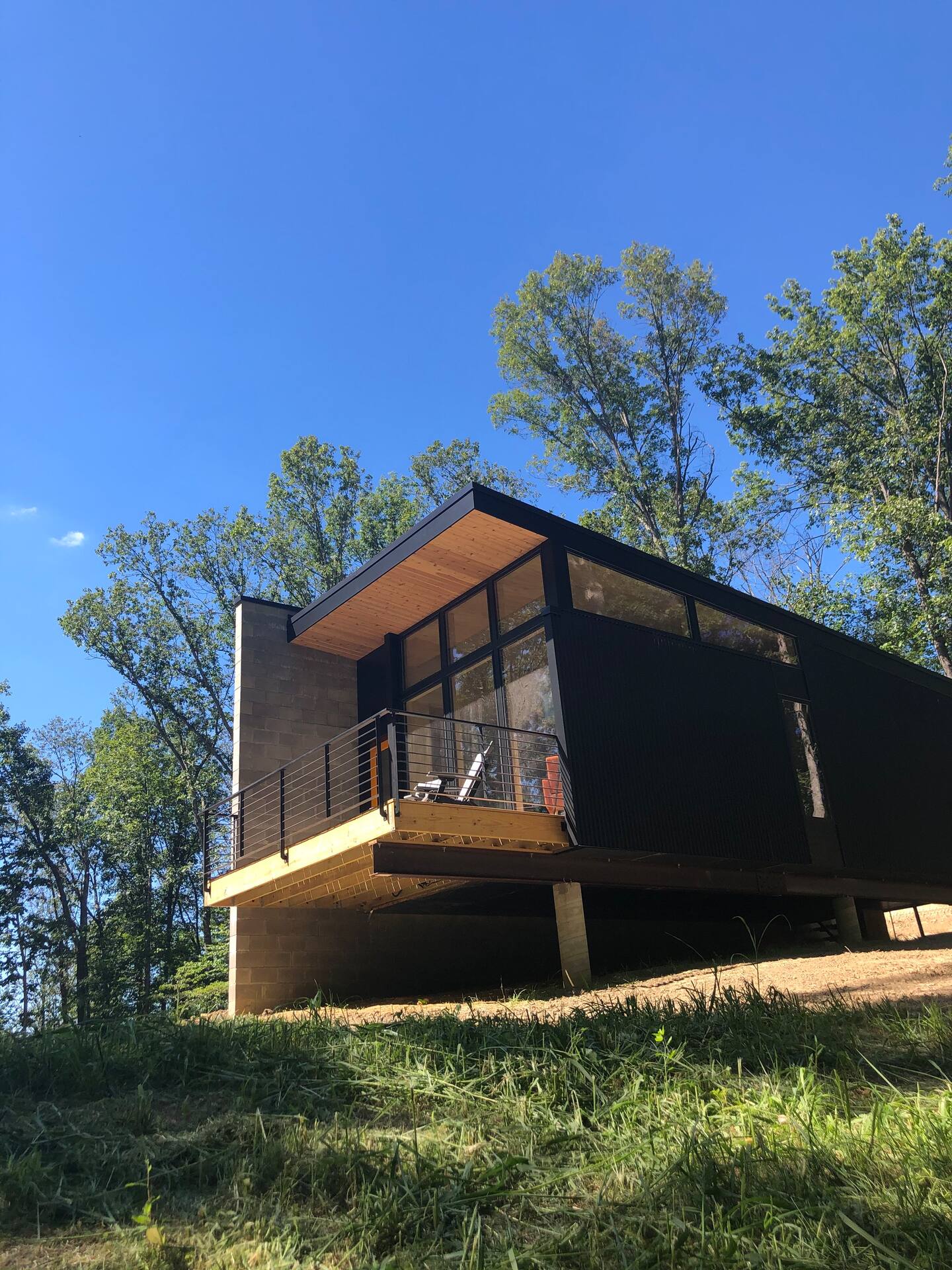 maison architecte 75m2 bois et béton