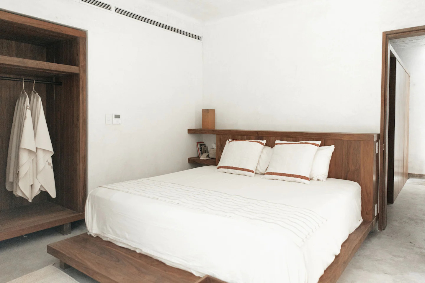 chambre décoration minimaliste et naturelle