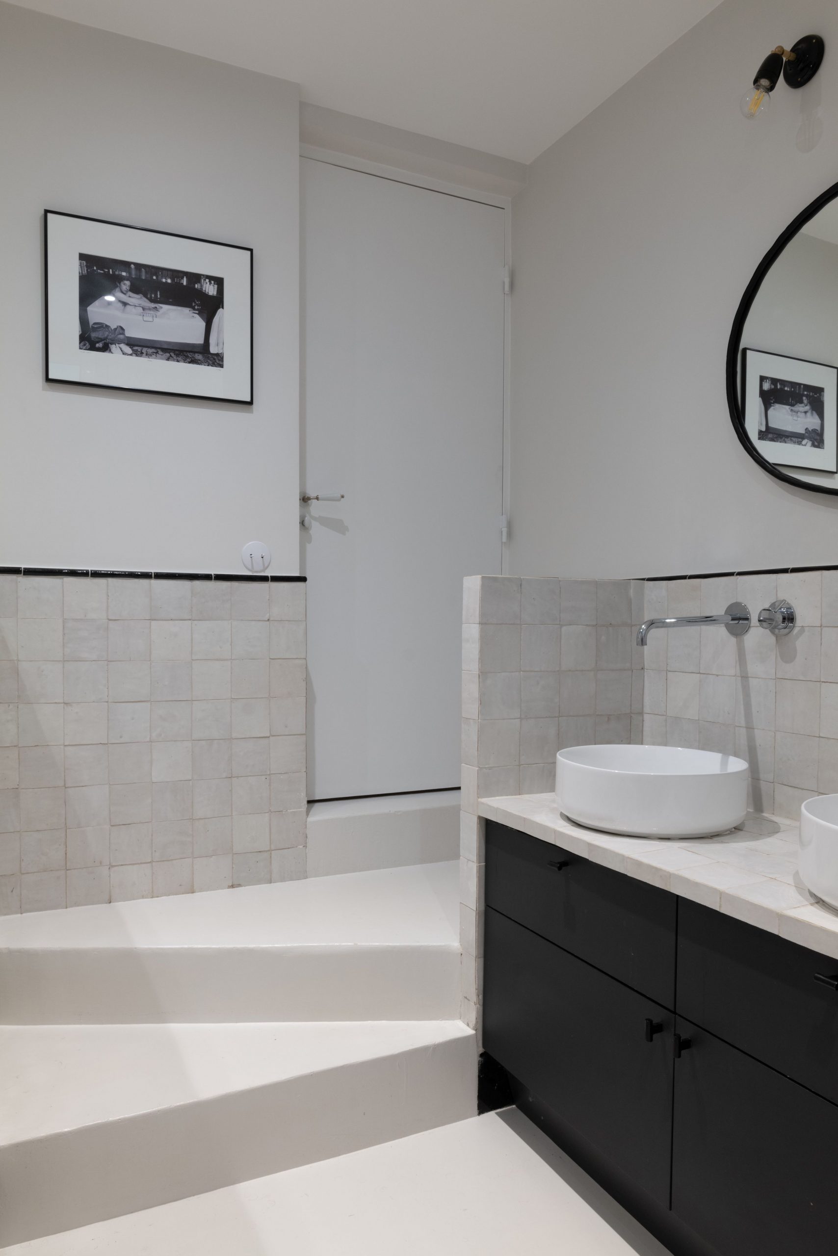 salle de bain maison rénovée Paris par Camille Hermand salle de bain maison rénovée Paris par Camille Hermand