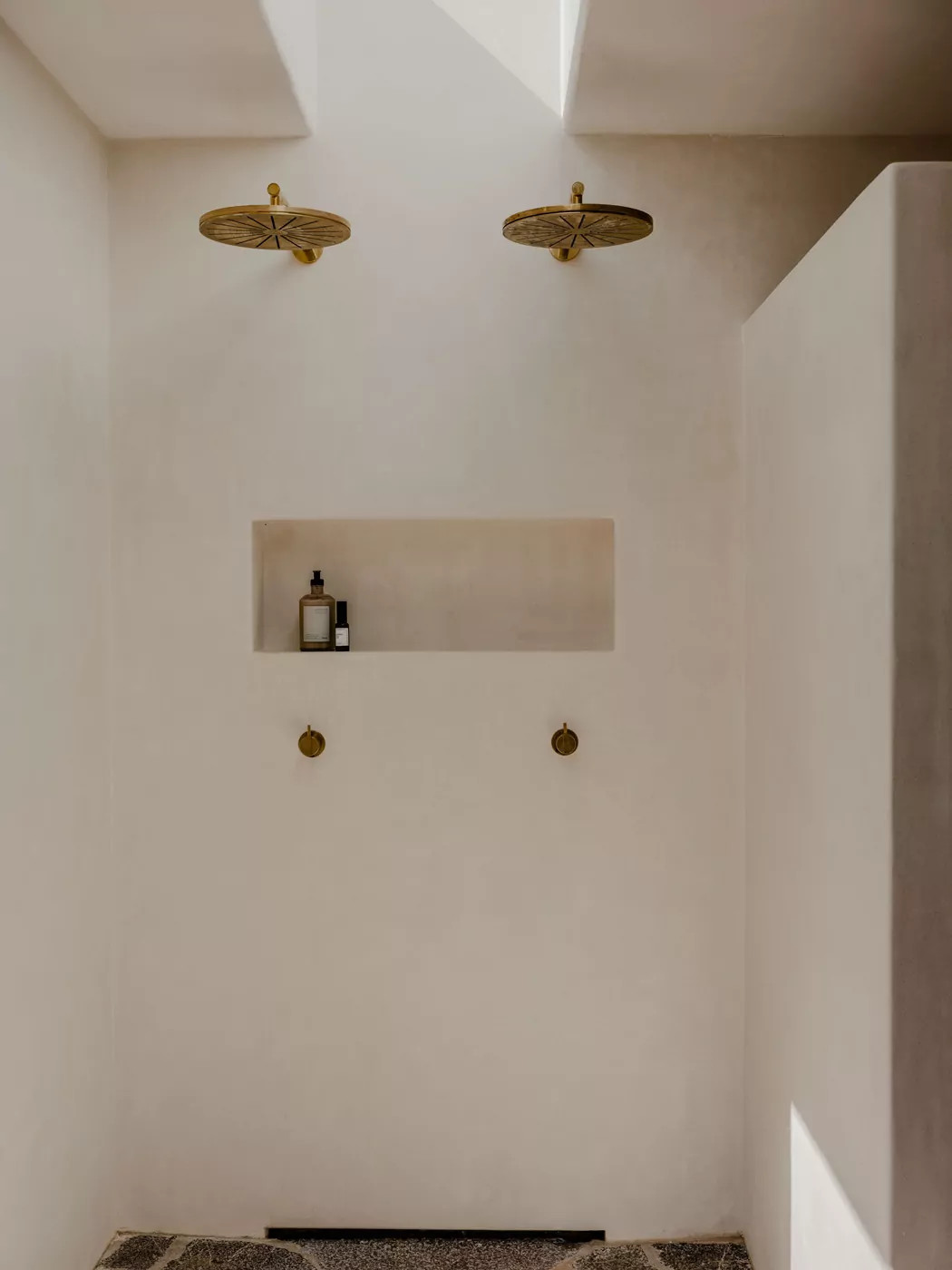douche double minimaliste douche double minimaliste