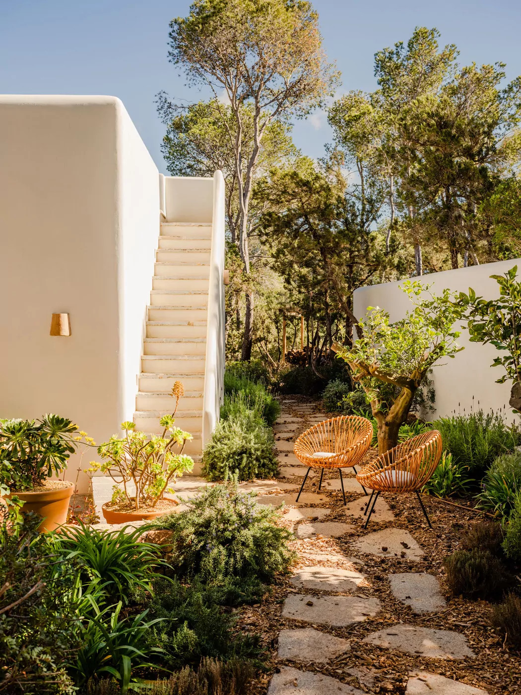 terrasse villa authentique à Ibiza Casa del Árbol terrasse villa authentique à Ibiza Casa del Árbol