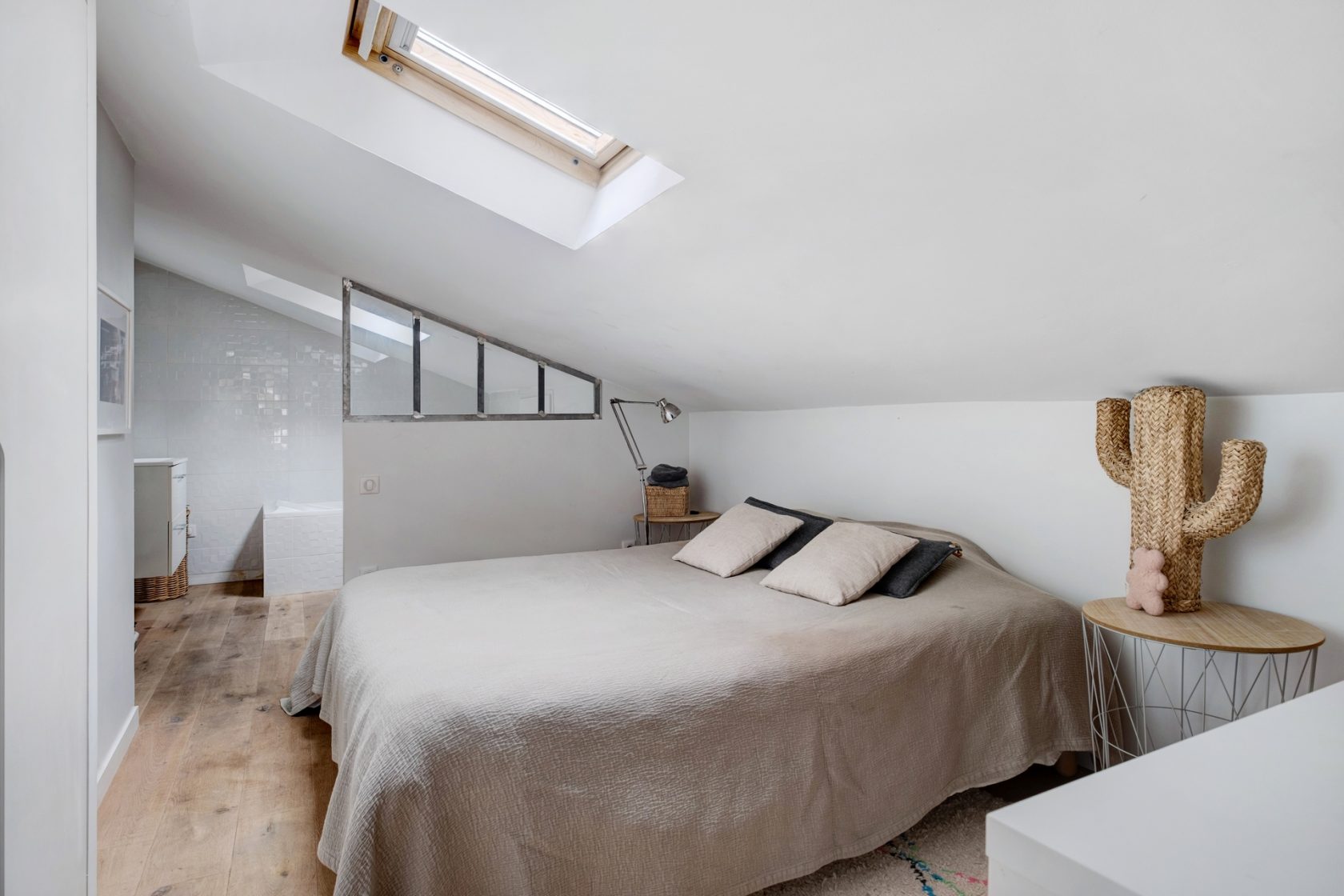 chambre décoration design et naturelle avec verrière chambre décoration design et naturelle avec verrière