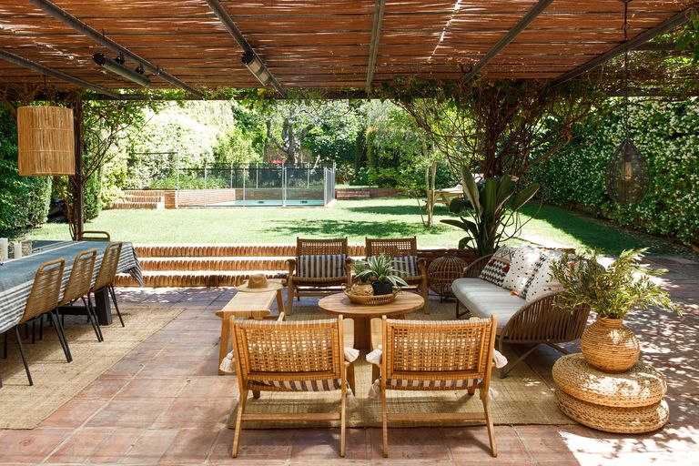 terrasse avec pergola acier maison de ville avec jardin terrasse avec pergola acier maison de ville avec jardin