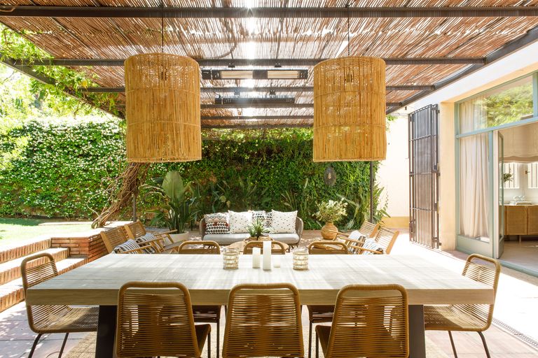 terrasse avec pergola acier maison de ville avec jardin terrasse avec pergola acier maison de ville avec jardin