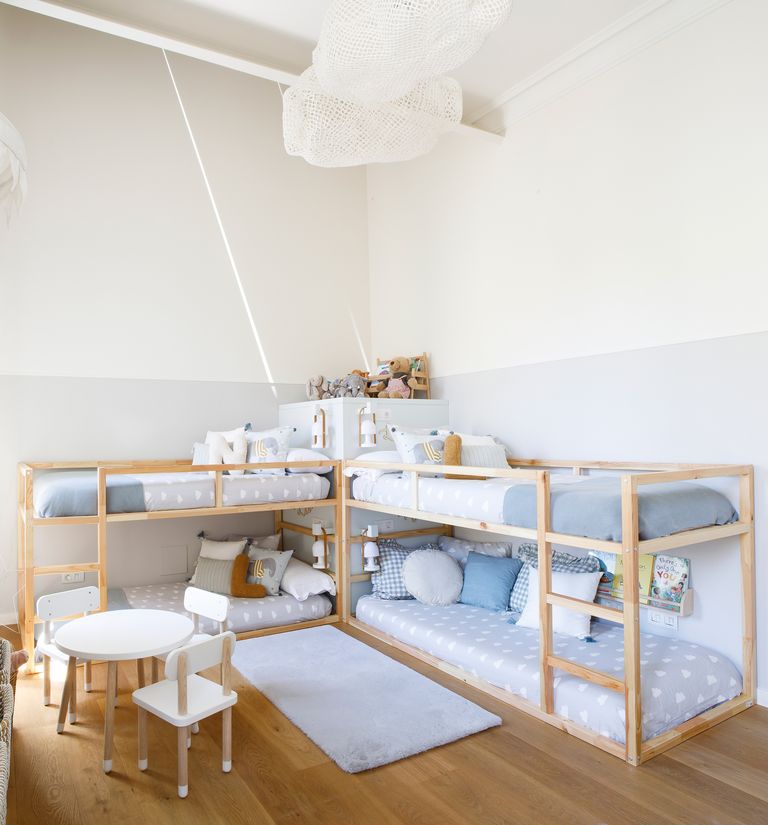 chambre dortoir pour quatre enfants décoration contemporaine chambre dortoir pour quatre enfants décoration contemporaine