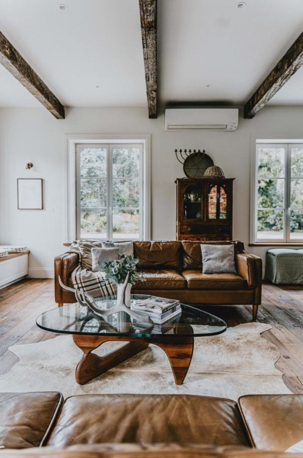 salon décoration rustique chic The French House
