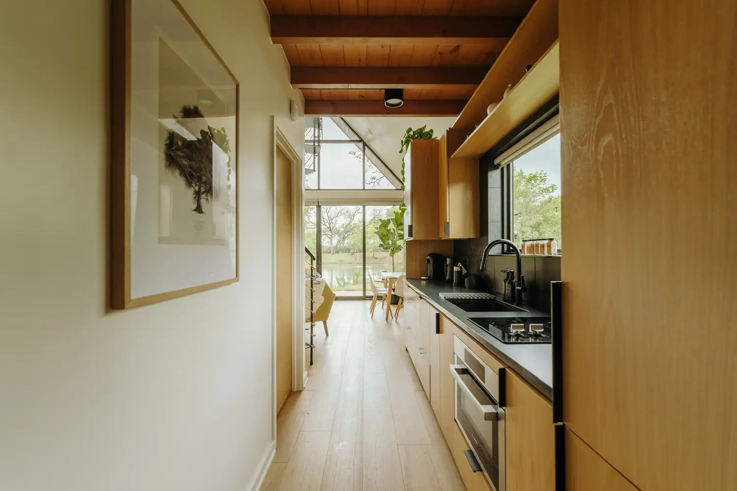 cuisine dans un couloir