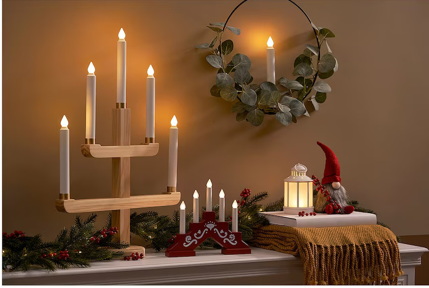 chandelier bois Ikea Strala
