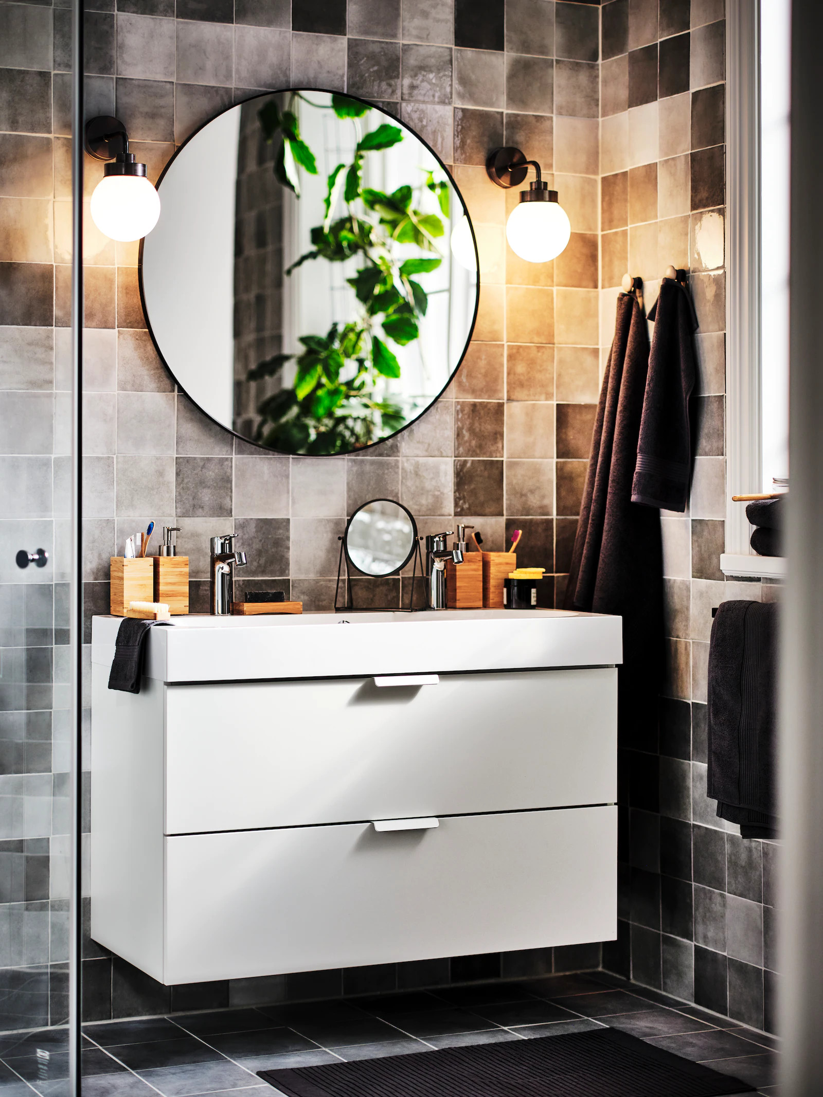 salle de bain grise salle de bain grise