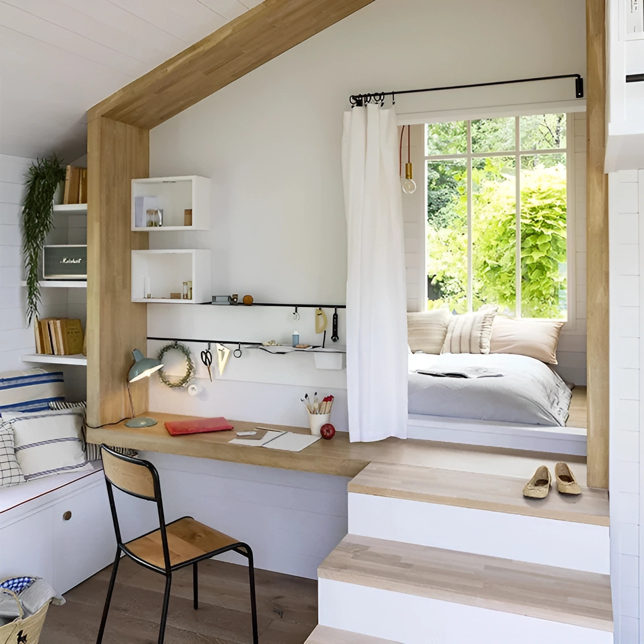 salon et chambre mini maison 22m2 Ines de la Fressange Mobalpa salon et chambre mini maison 22m2 Ines de la Fressange Mobalpa