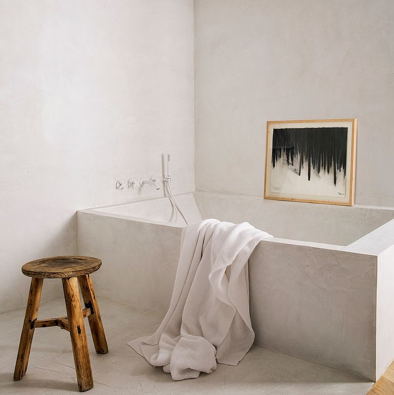 salle de bain baignoire en Mortex