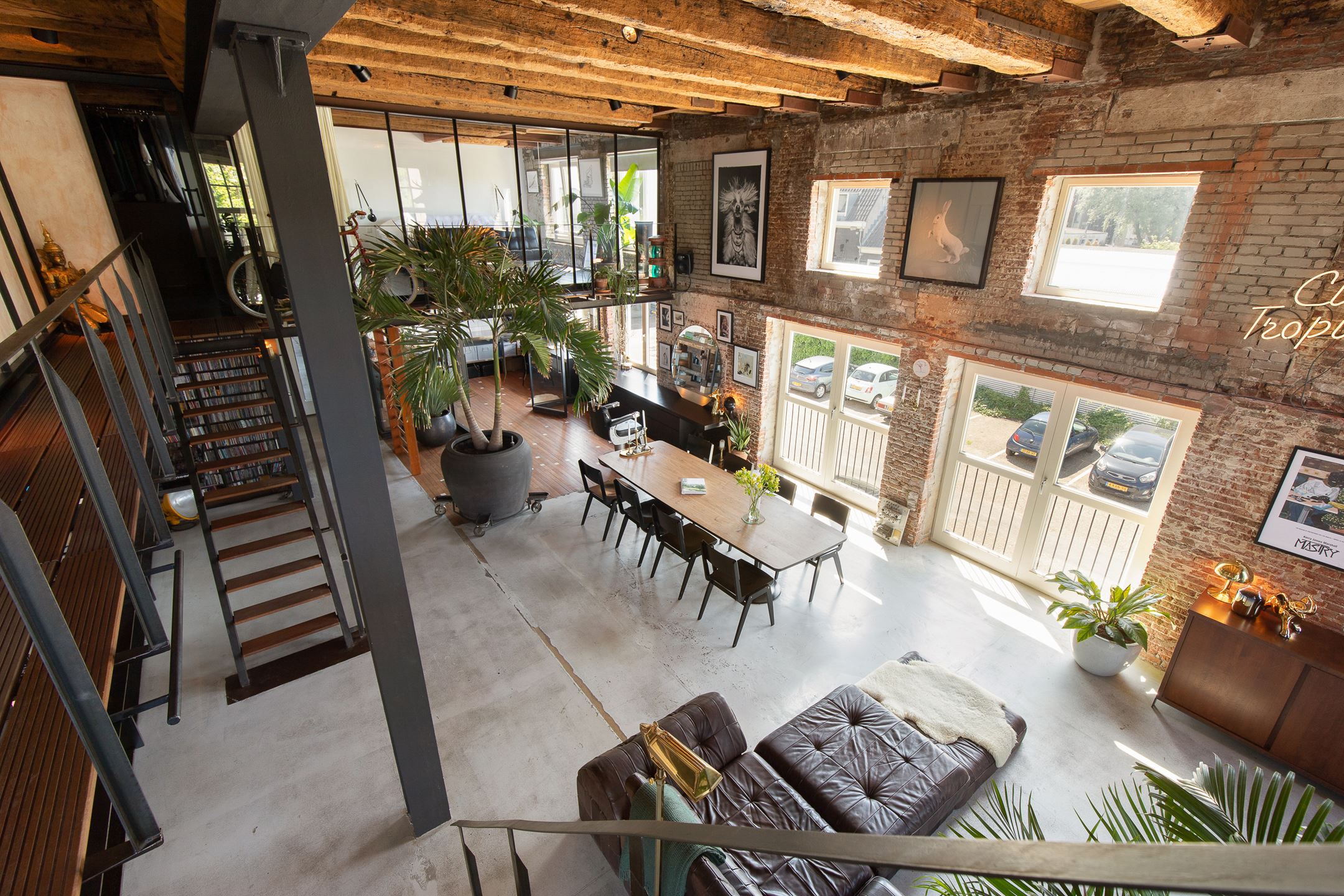 loft Amsterdam décoration vintage
