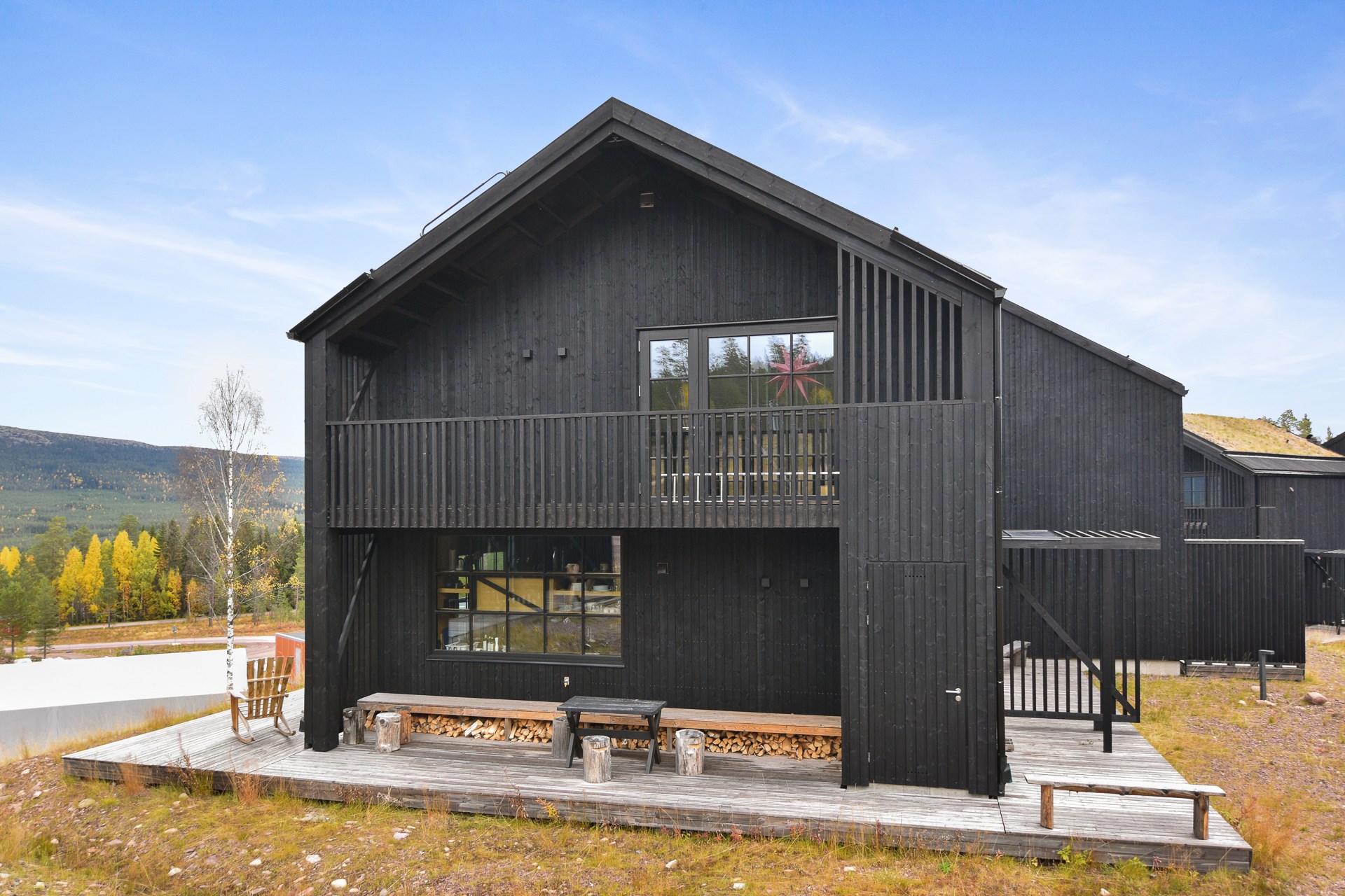 chalet noir contemporain chalet noir contemporain