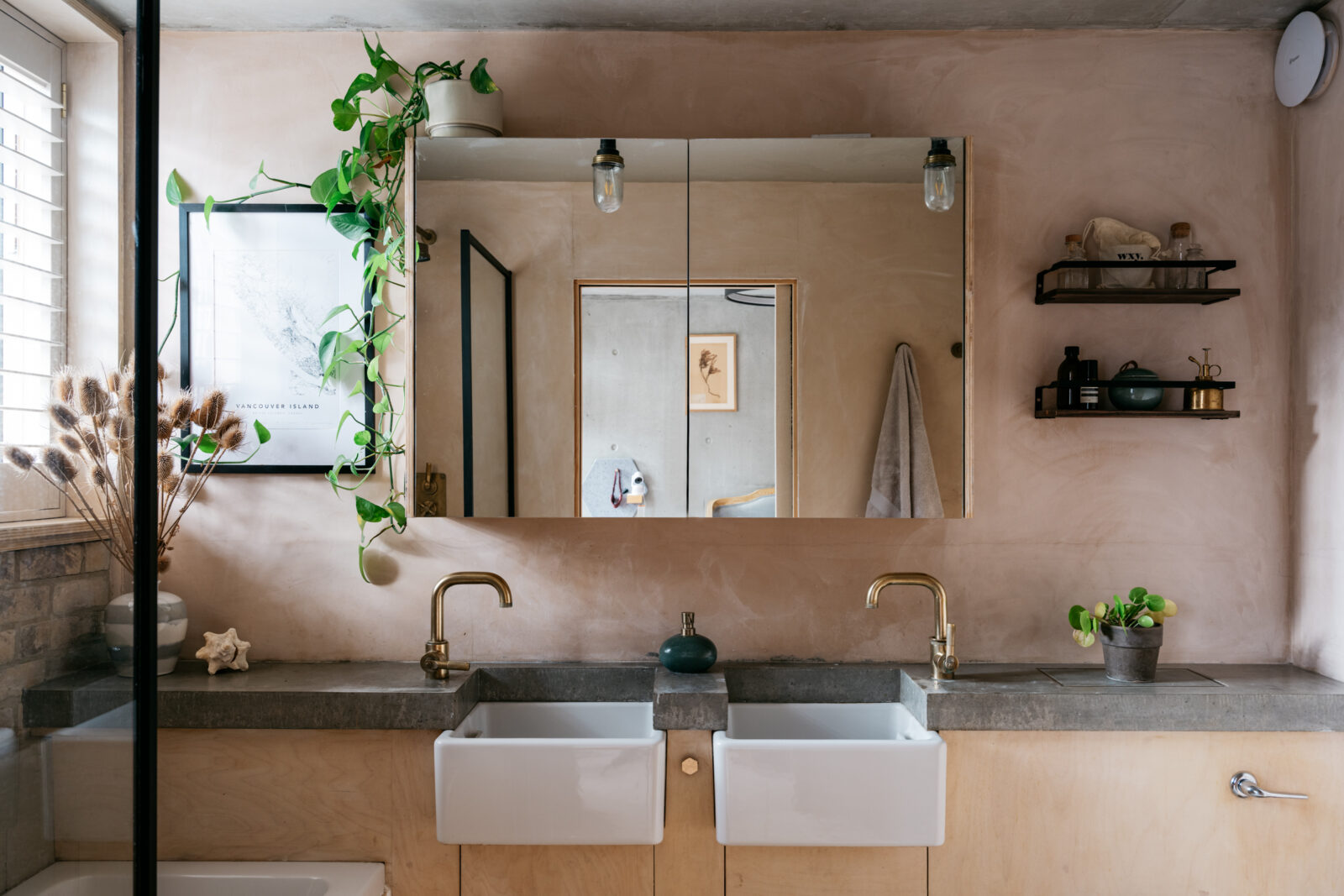 salle de bain design bois