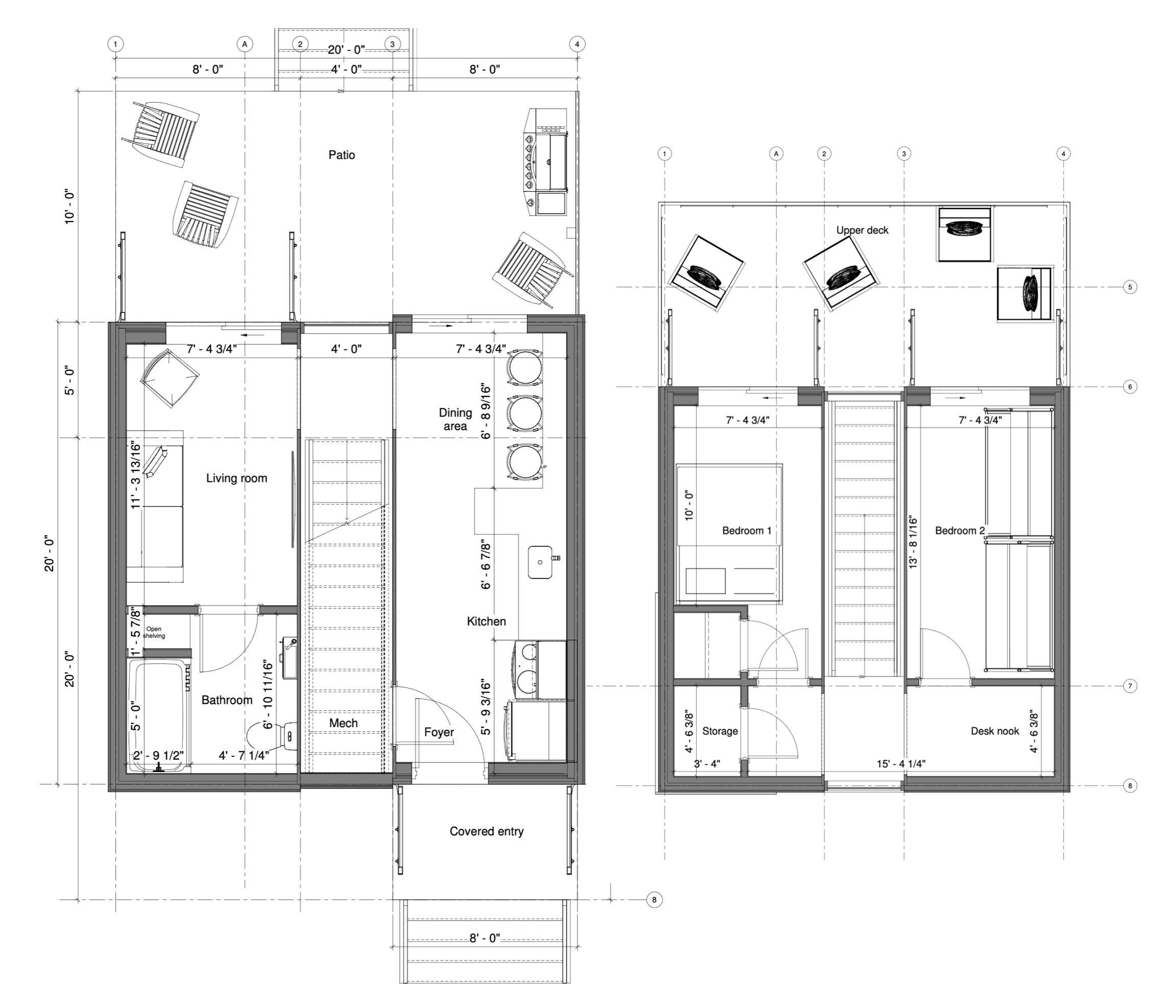 plan maison container 75m2 Northen Shield plan maison container 75m2 Northen Shield