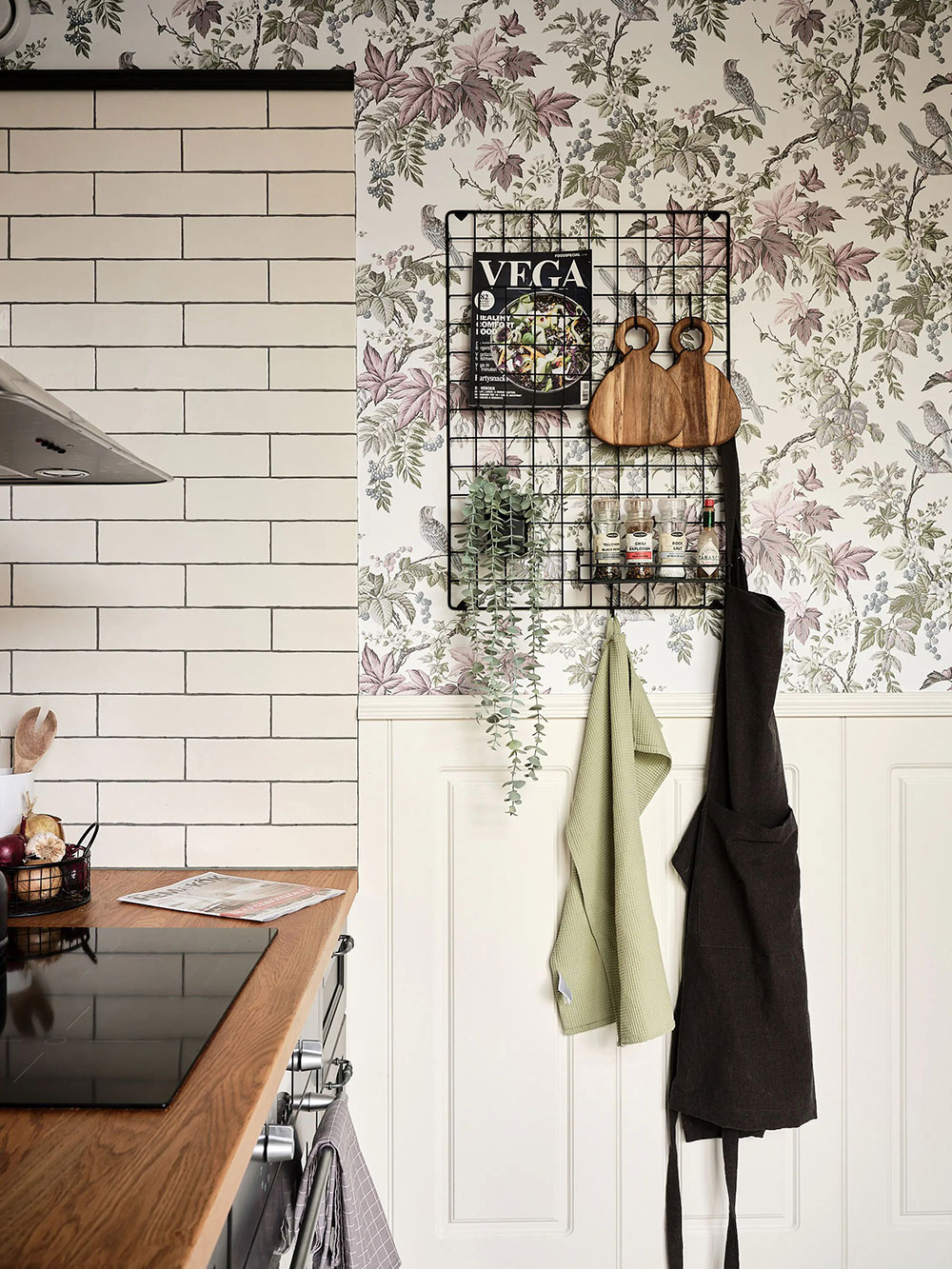 papier-peint dans cuisine 