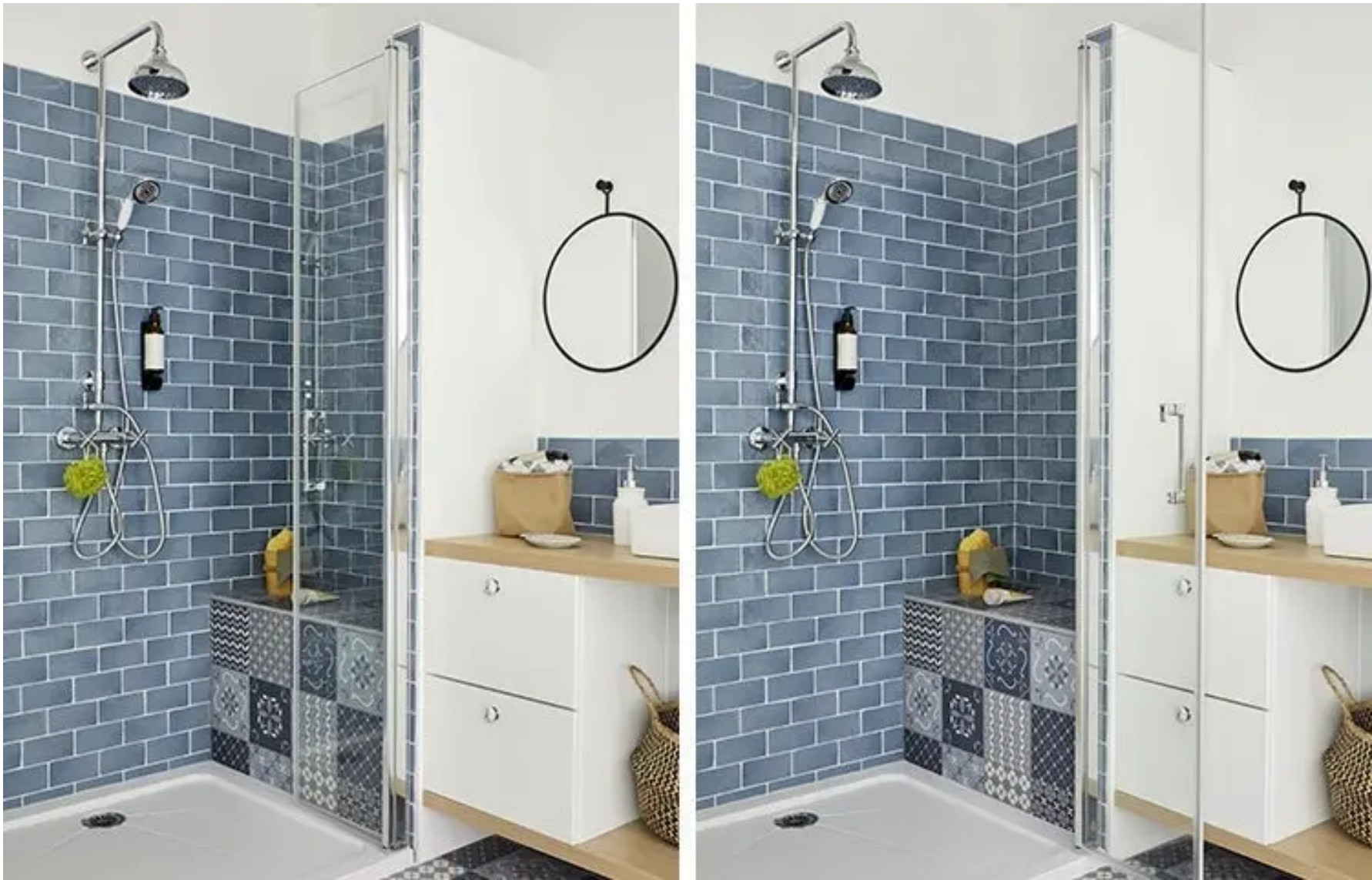 douche avec porte battante douche avec porte battante