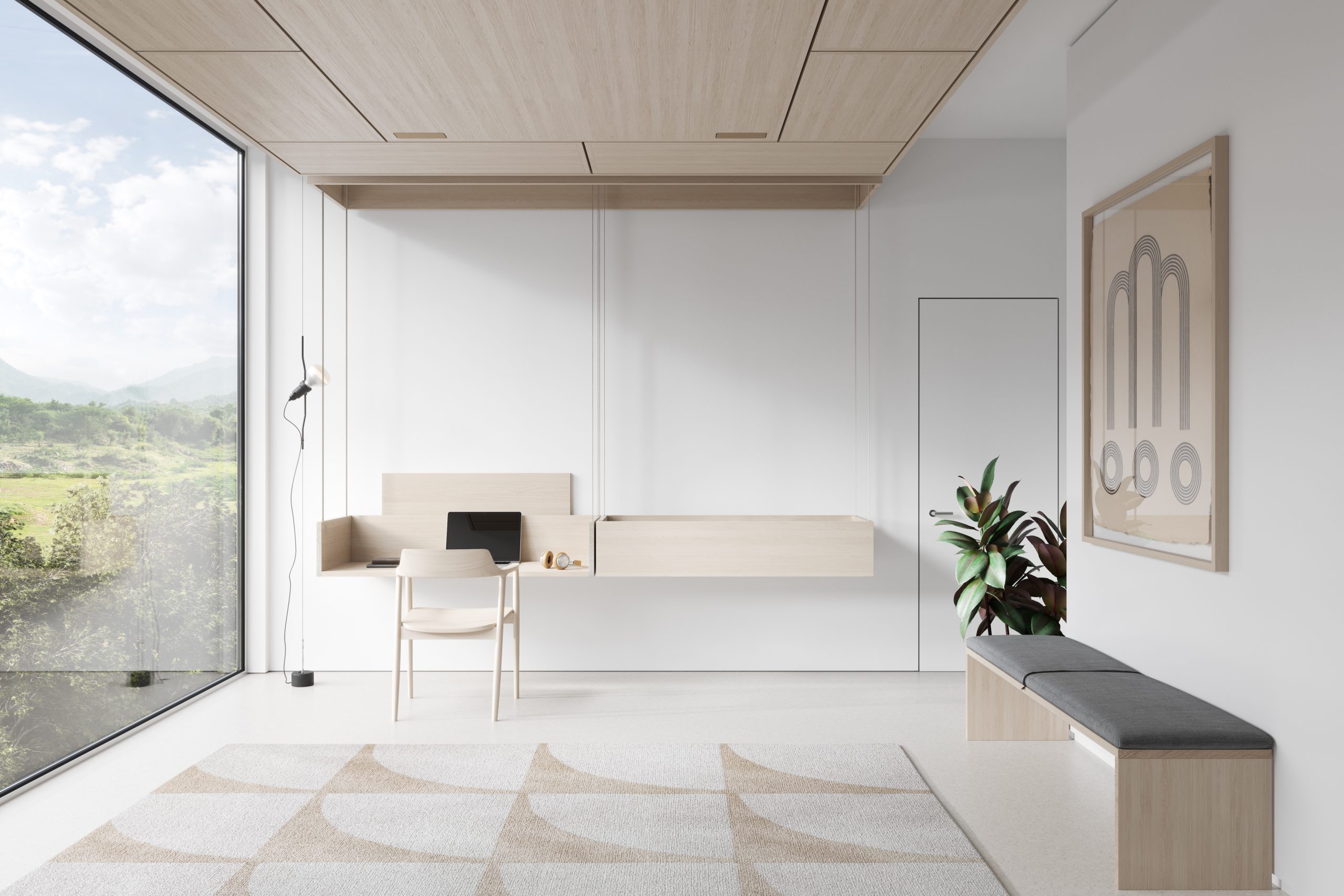 bureau décoration design avec lit au plafond bureau décoration design avec lit au plafond