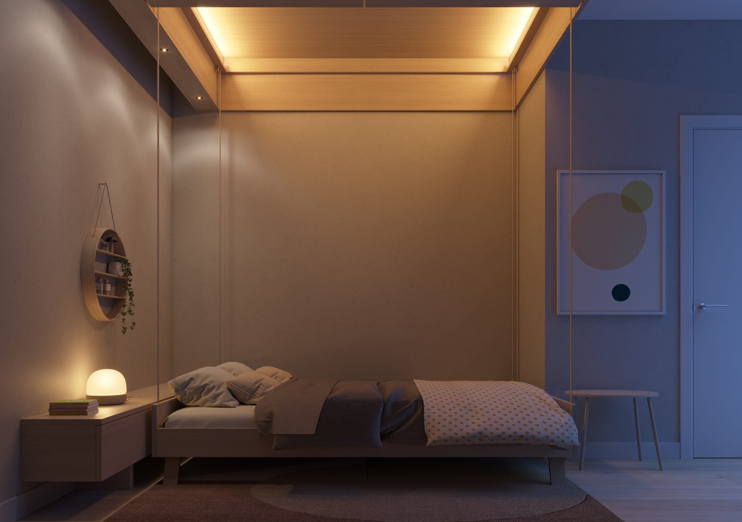 chambre avec lit au plafond design chambre avec lit au plafond design