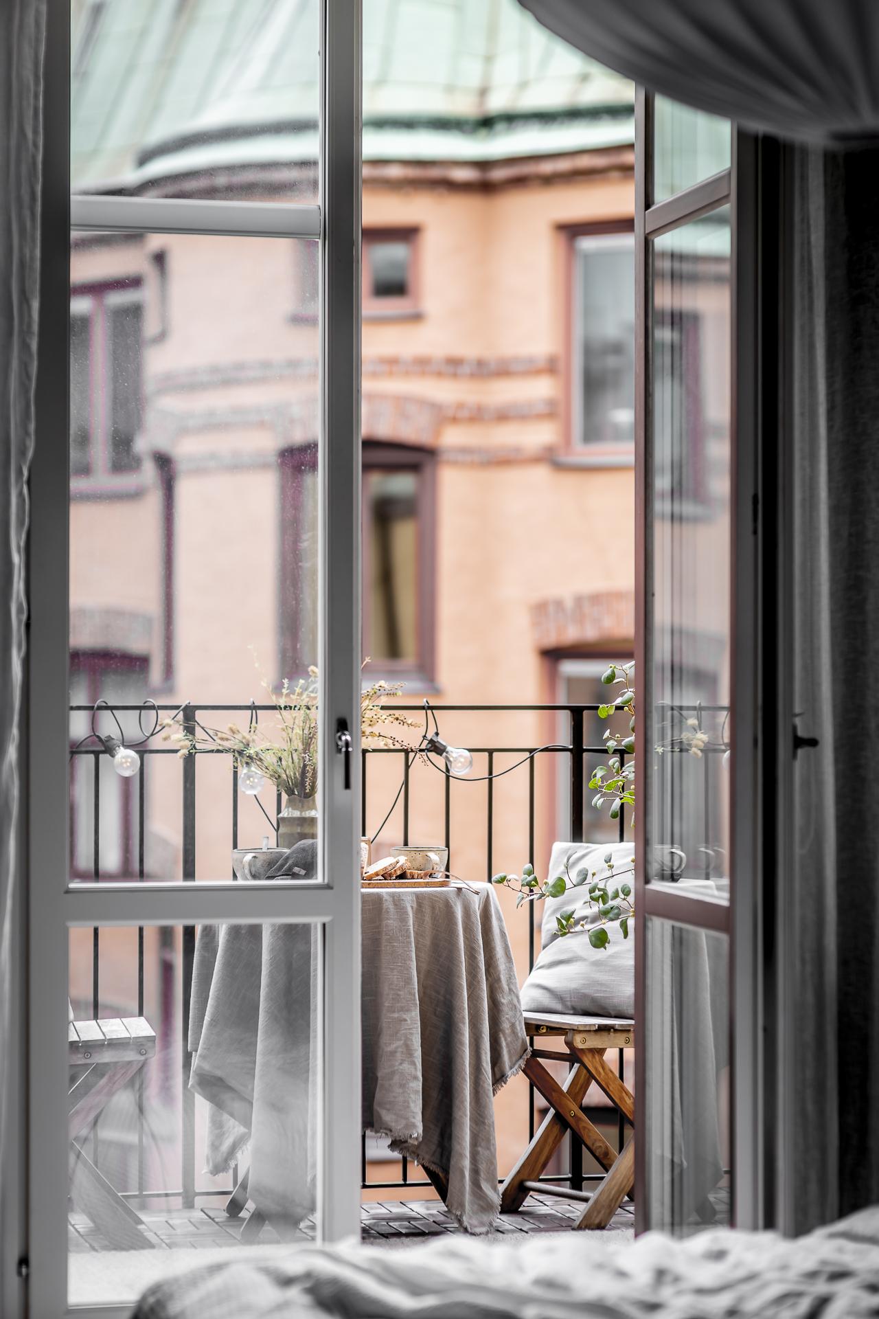 chambre avec balcon
