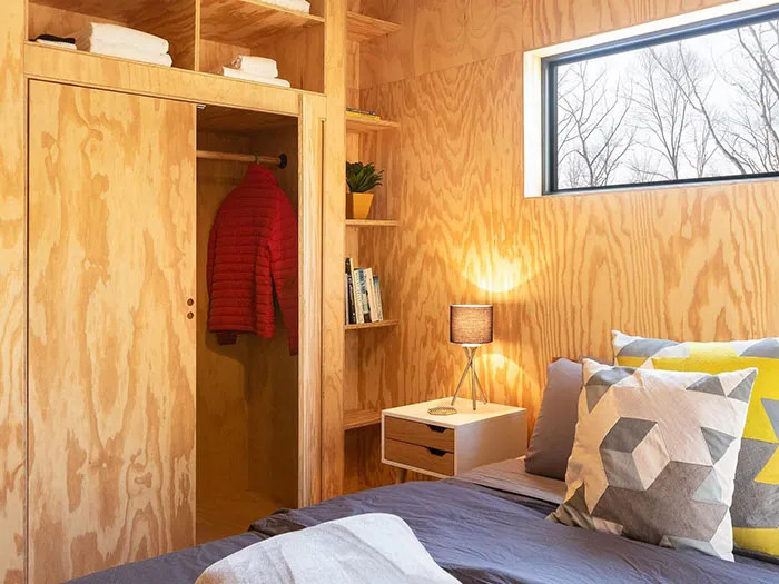 chambre maison en bois