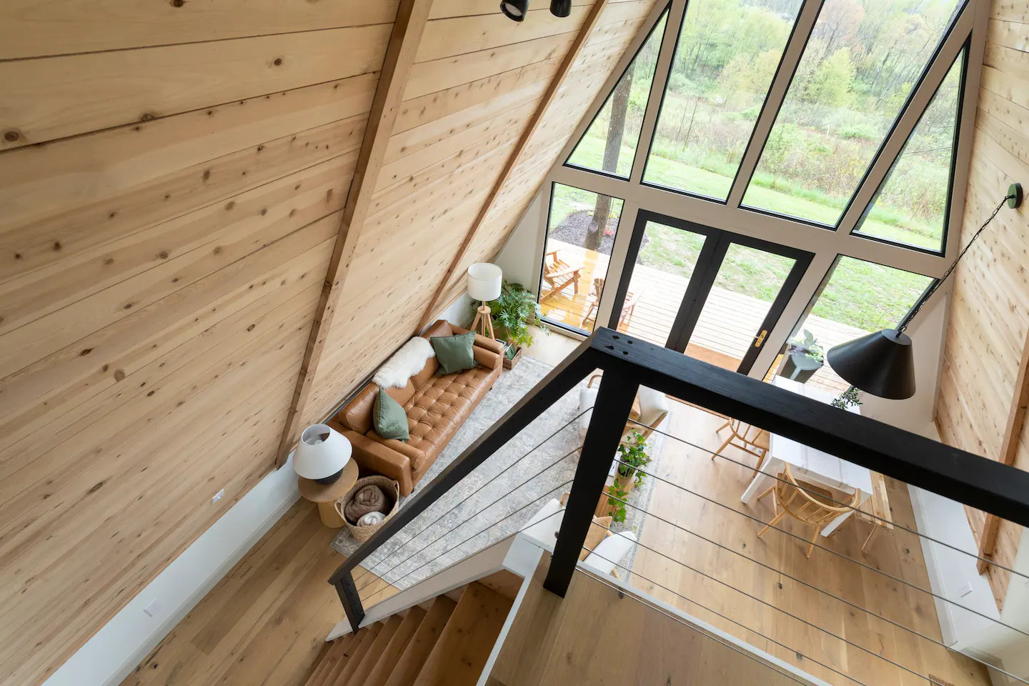 mezzanine maison A-Frame