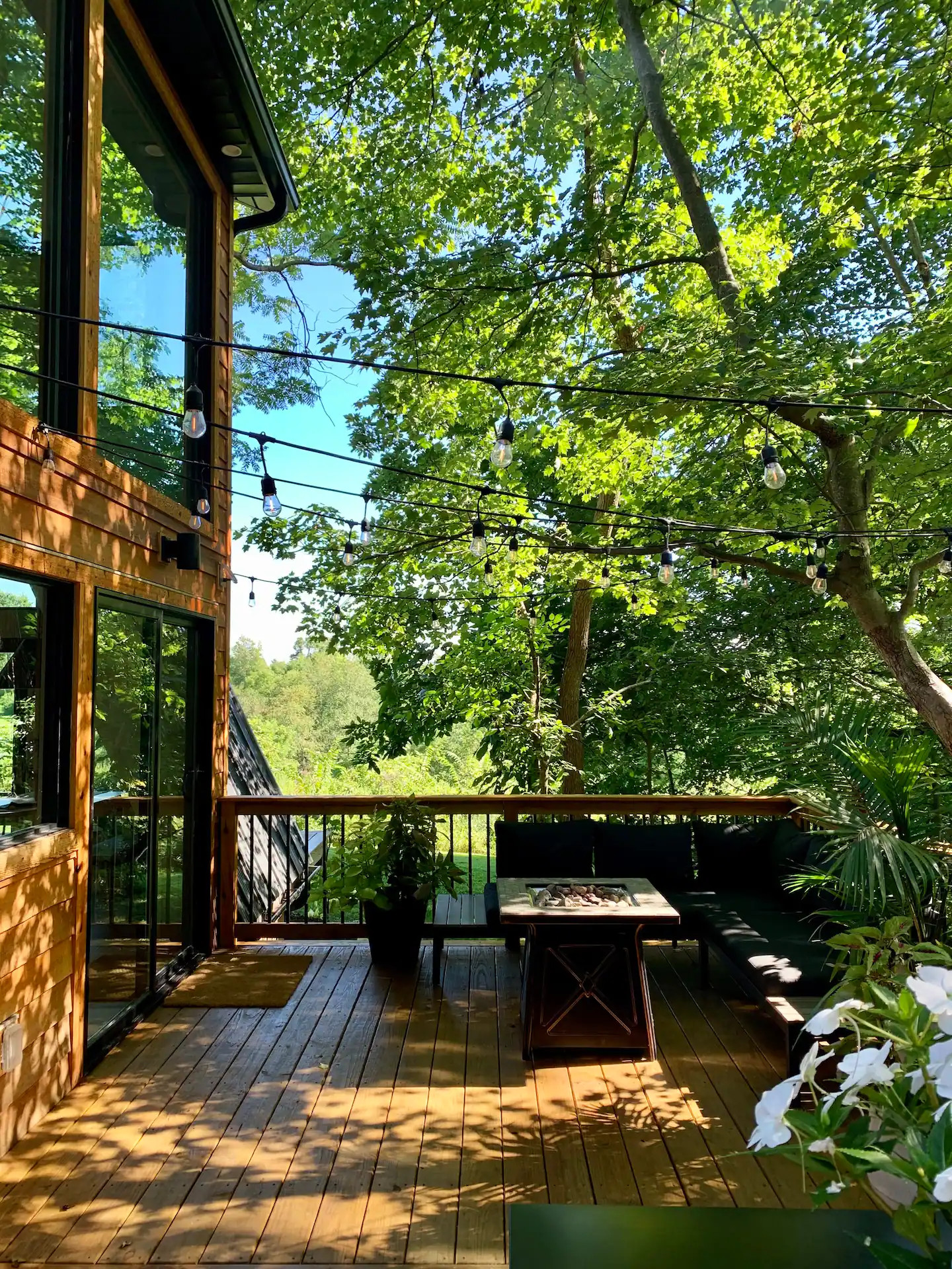 terrasse maison A-Frame