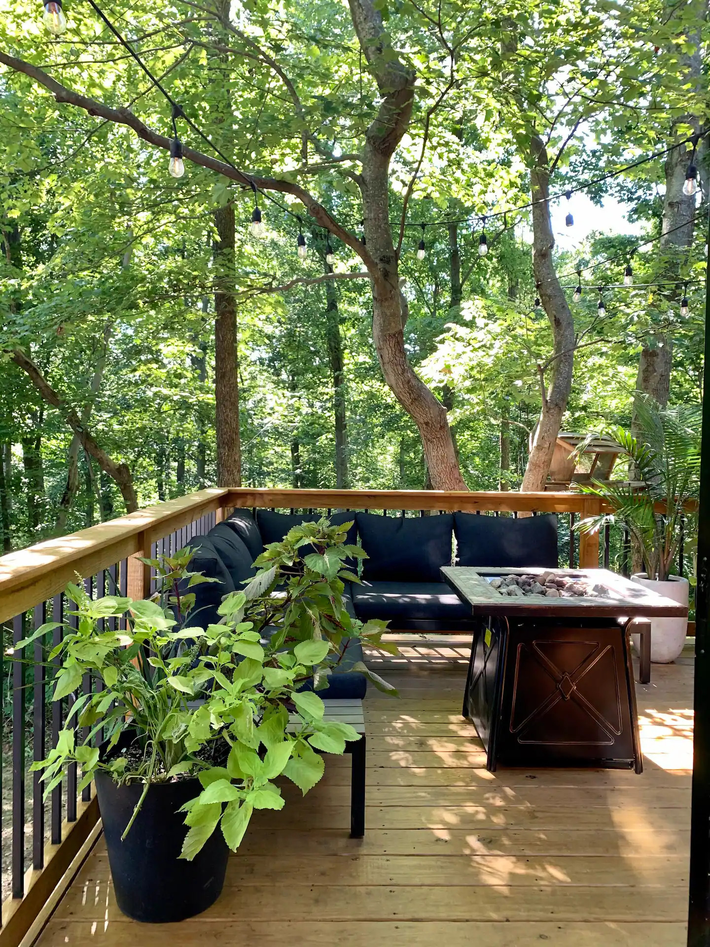 terrasse maison A-Frame