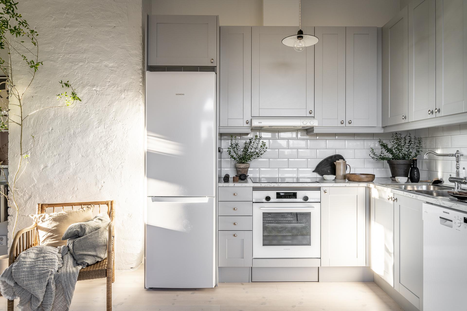 cuisine grise en L