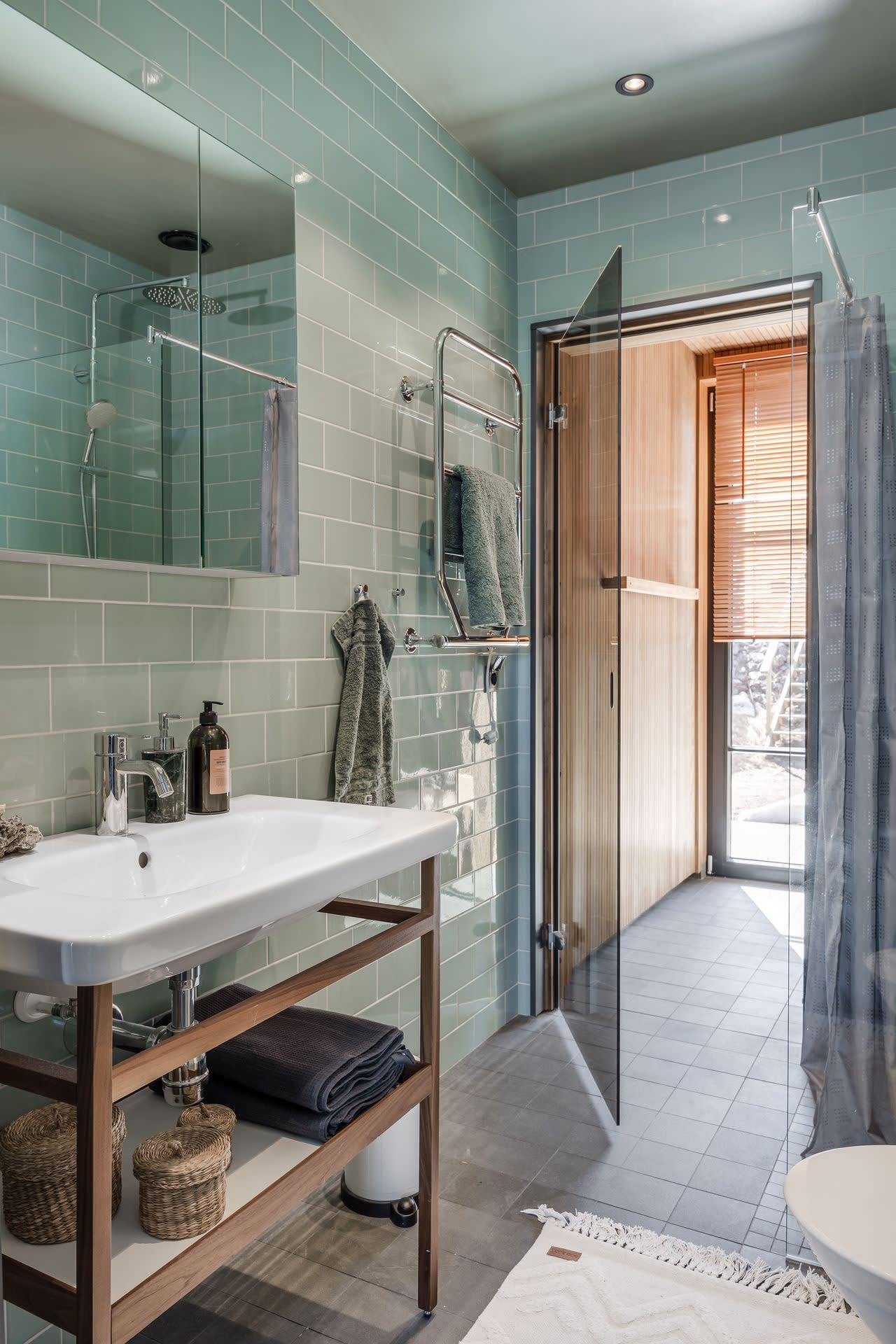 salle de bain carrelage vert salle de bain carrelage vert