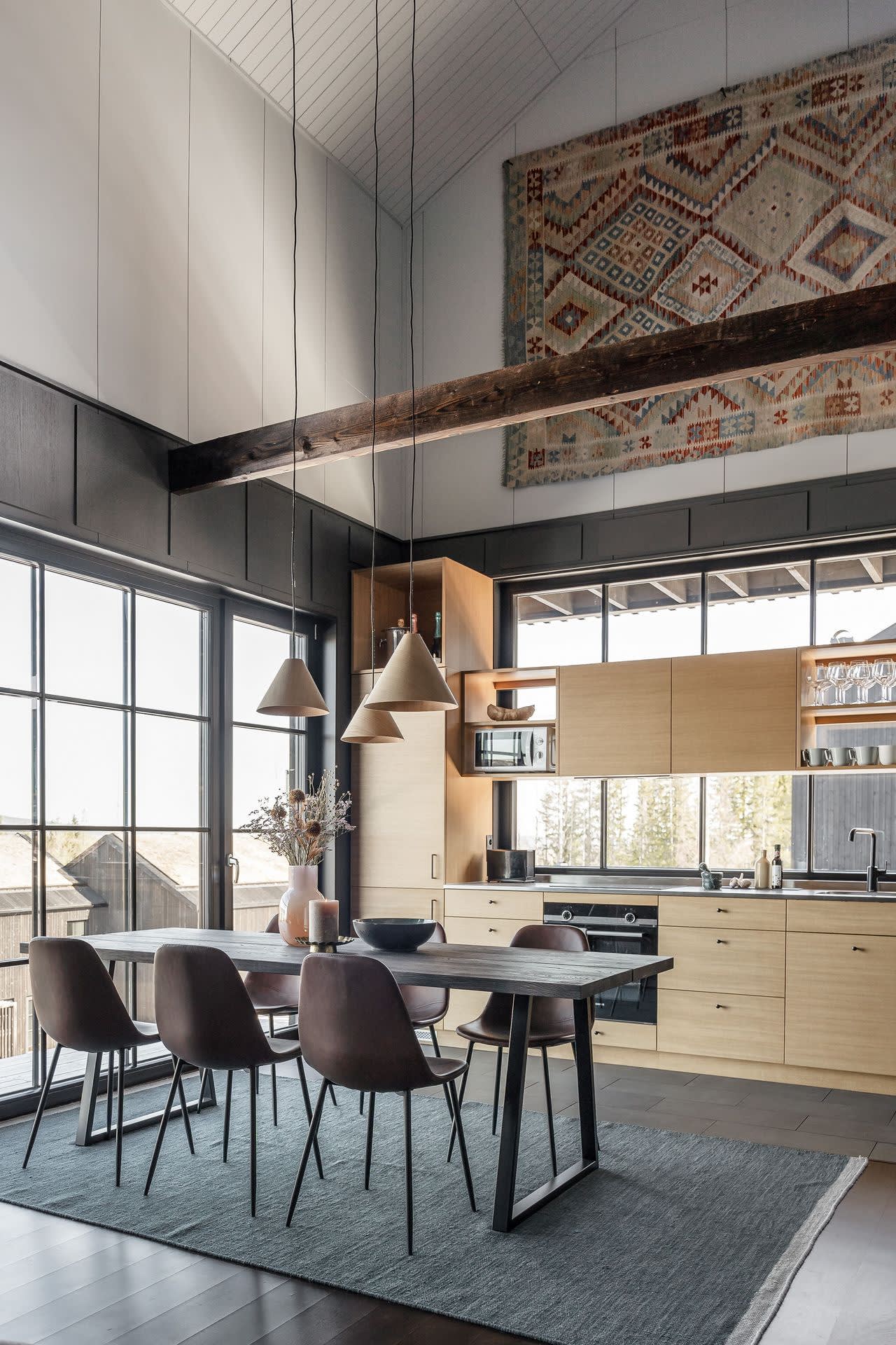 cuisine design bois appartement montagne cuisine design bois appartement montagne